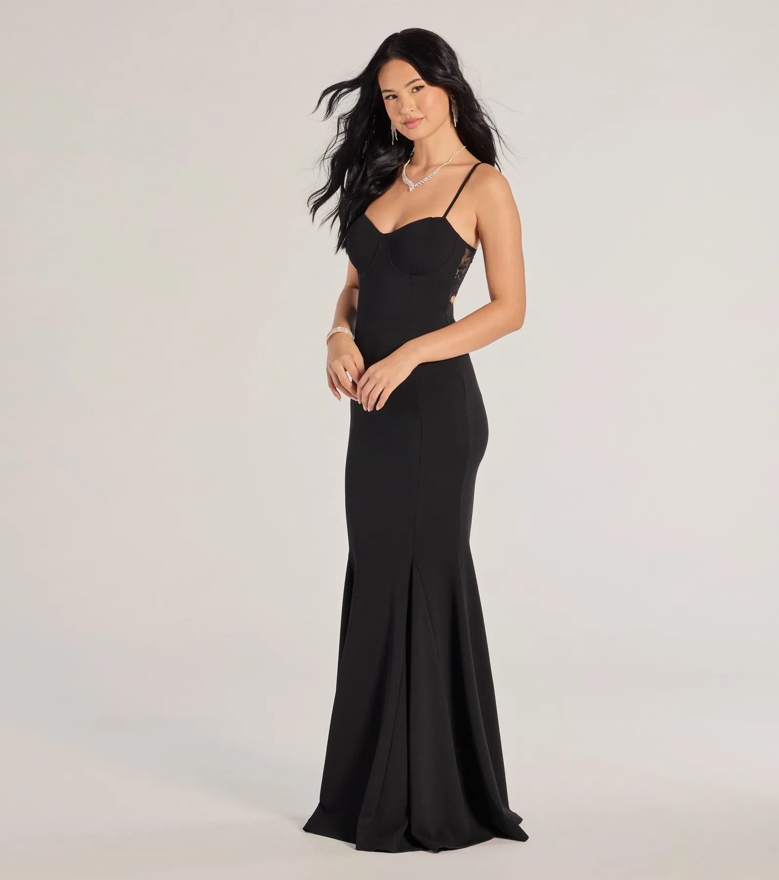Ultimate Emmaline Lace-Trim Mermaid Gown for Special Occasions