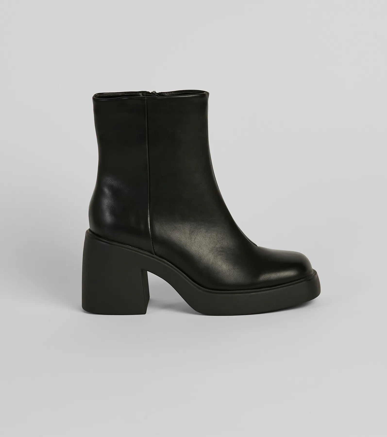 Ultimate Sleek Platform Block Heel Booties - Upgrade Your Style