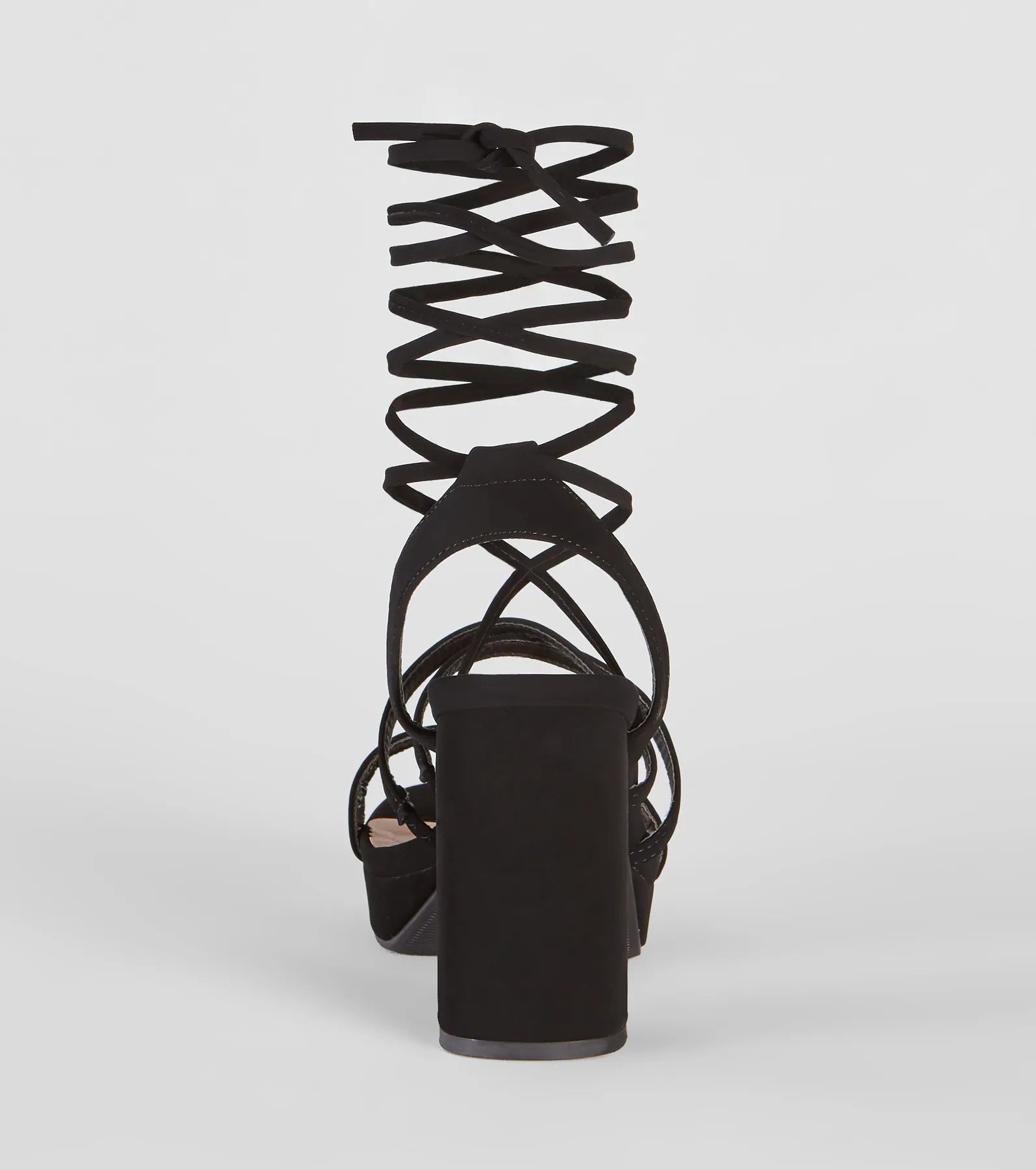 Ultimate Drama Alert Lace-Up Platform Heels - Premium Style