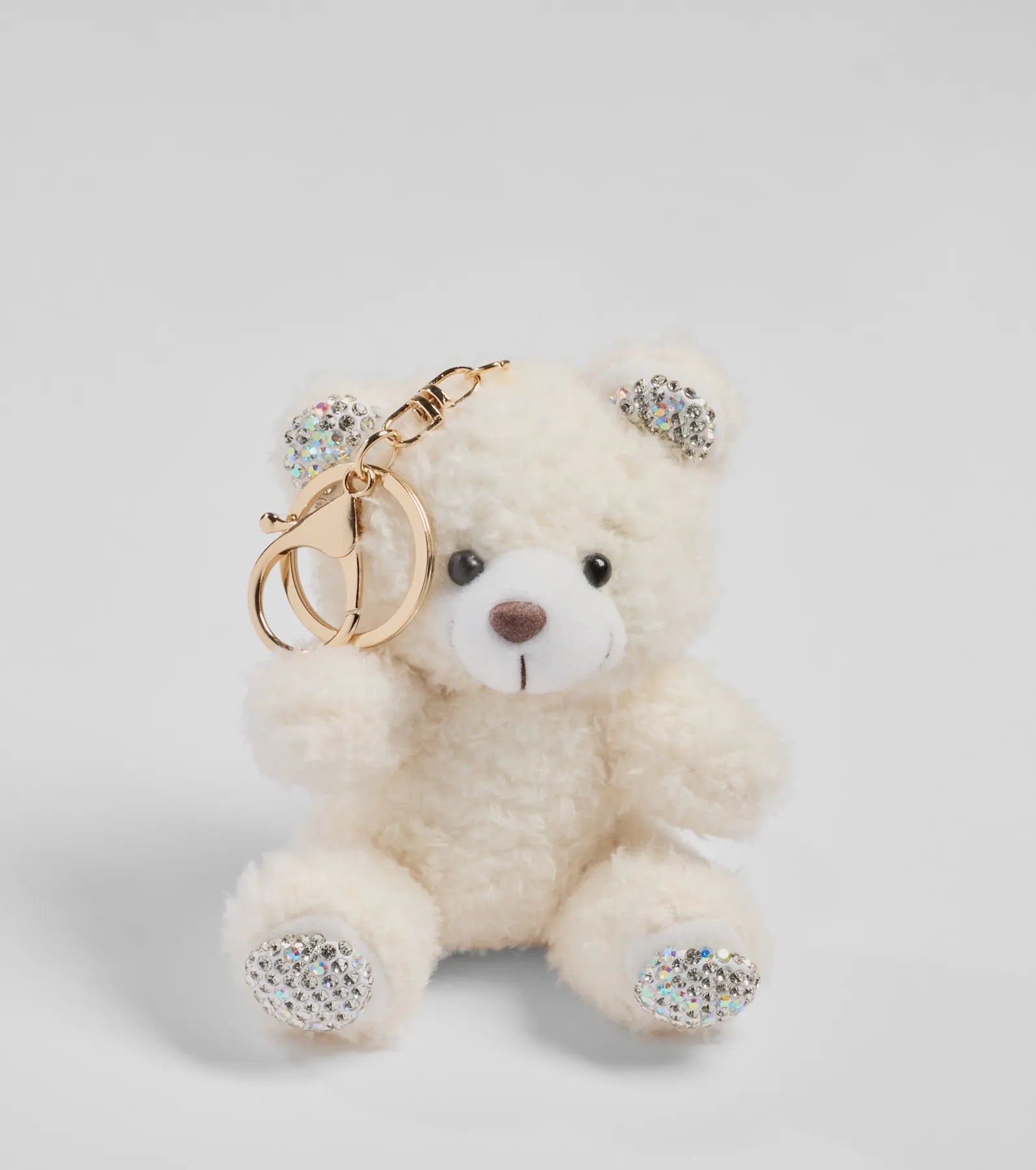 Ultimate Rhinestone Plush Teddy Bear Charm - Premium Accessory