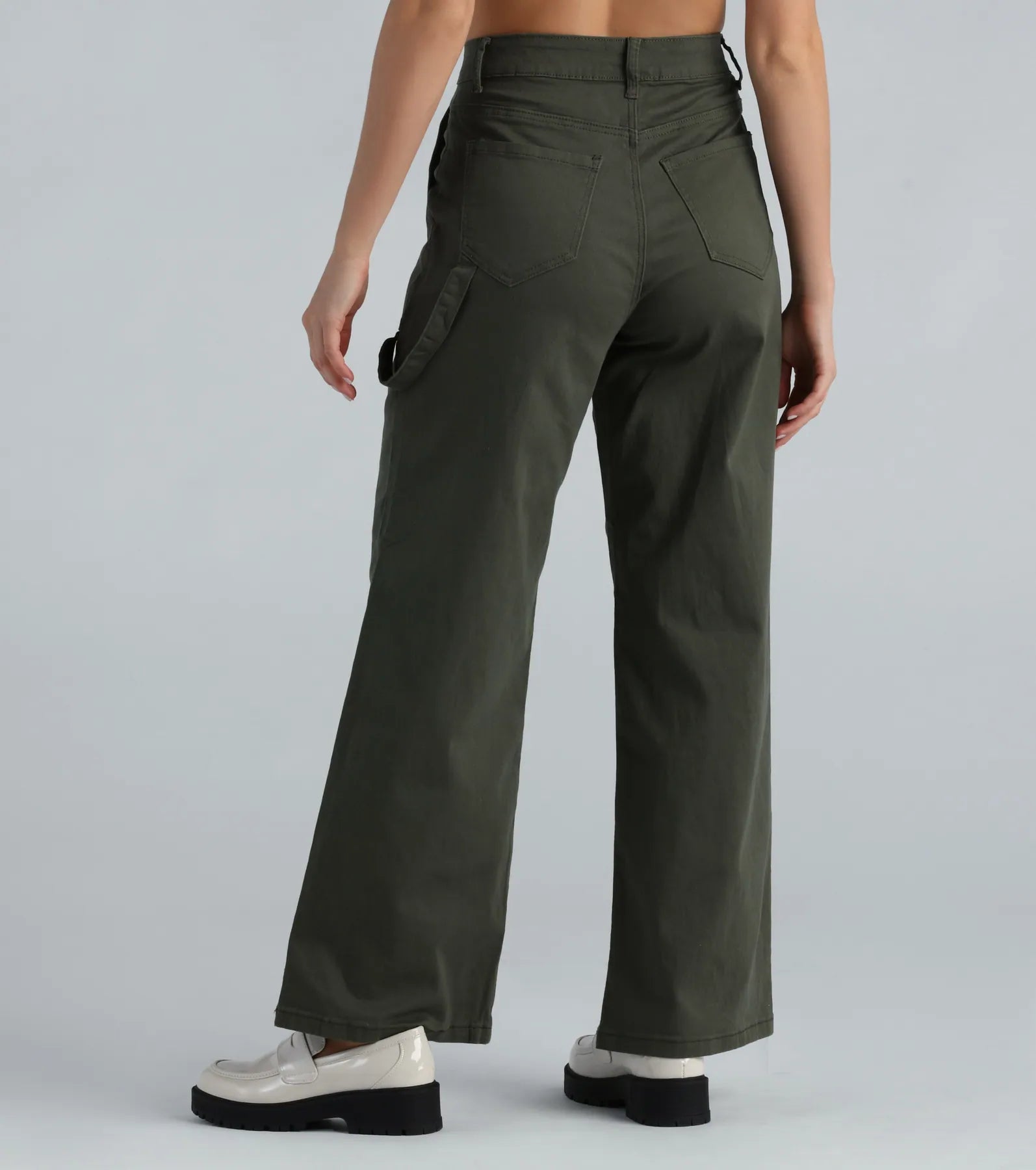 Premium High-Rise Wide-Leg Carpenter Pants - Ultimate Street Style