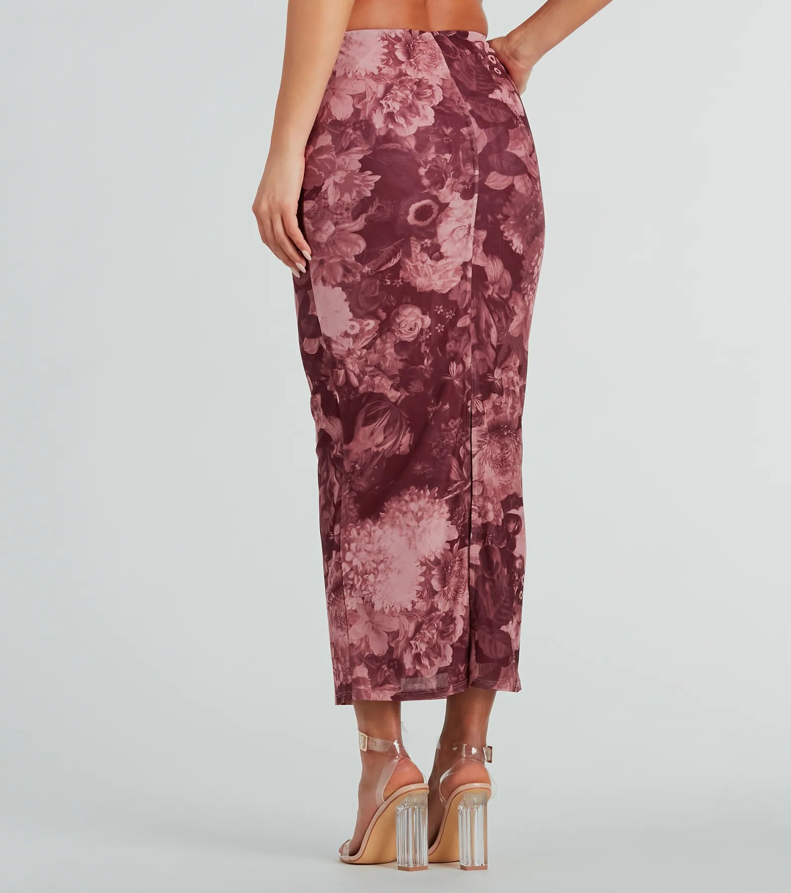 Ultimate Garden Mesh Floral Maxi Skirt - Premium Elegance