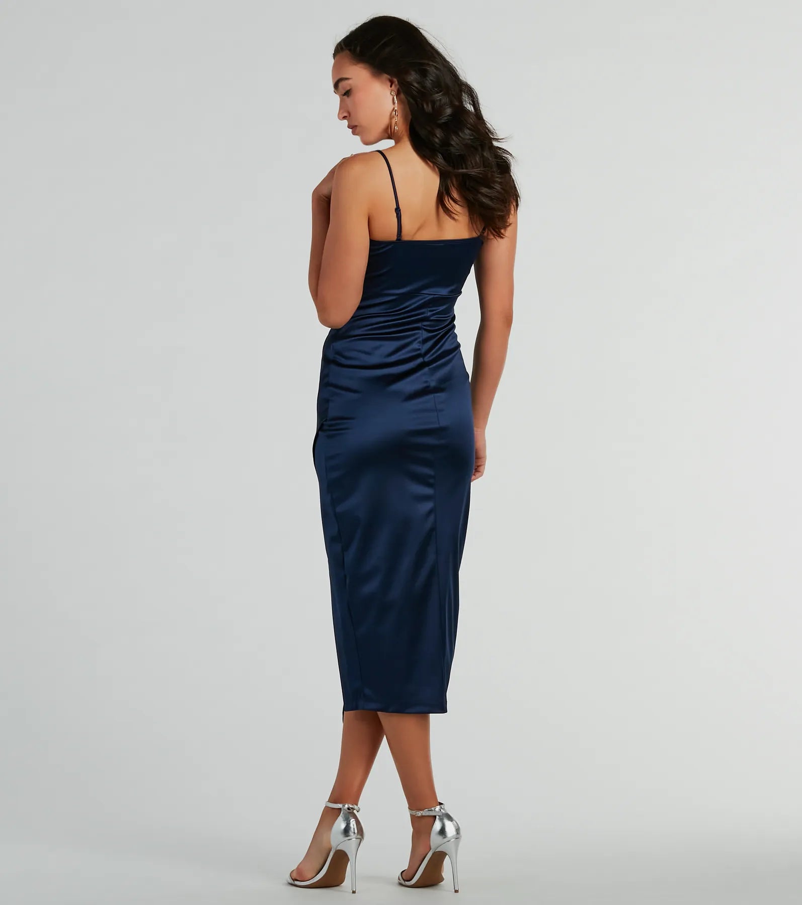 Premium Harriet Satin Corset Midi Dress - Ultimate Formal Wear