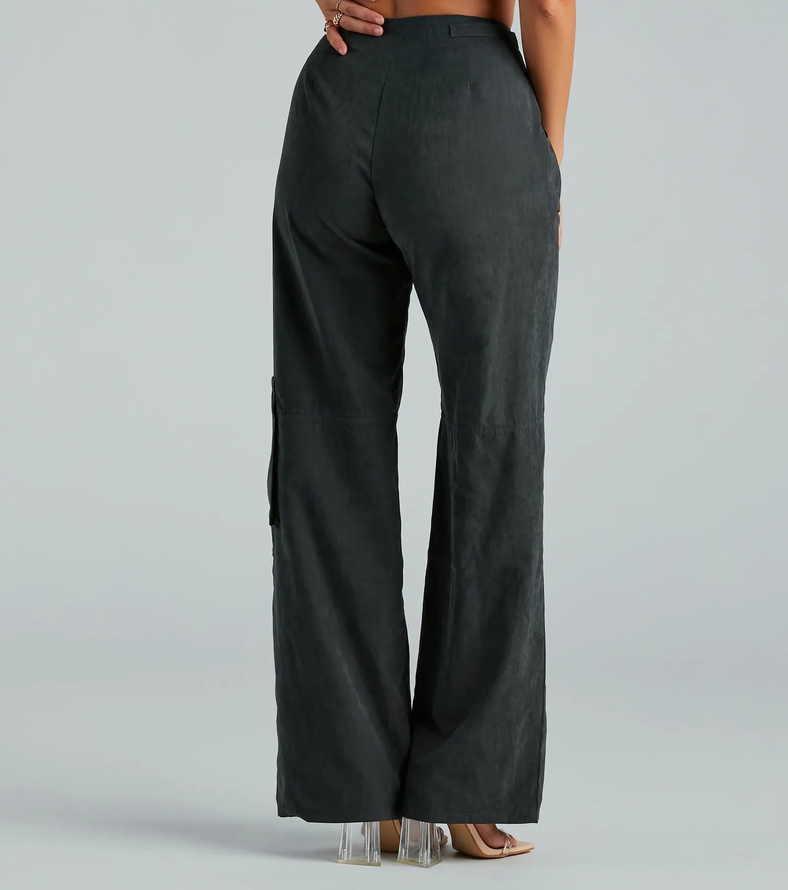 Ultimate Trendy Girl Wide-Leg Cargo Twill Pants - Premium Style