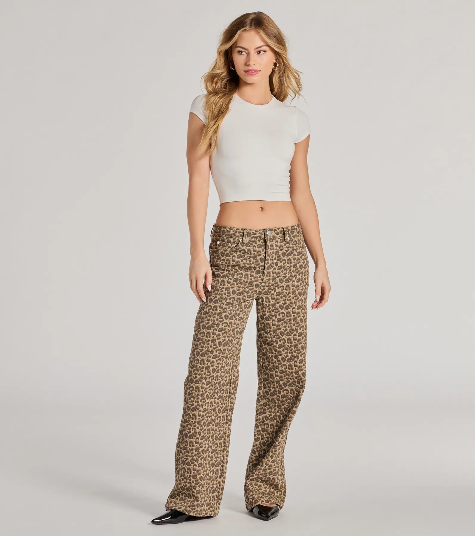 Premium Wildly Chic Leopard Print Baggy Pants - Ultimate Style Upgrade