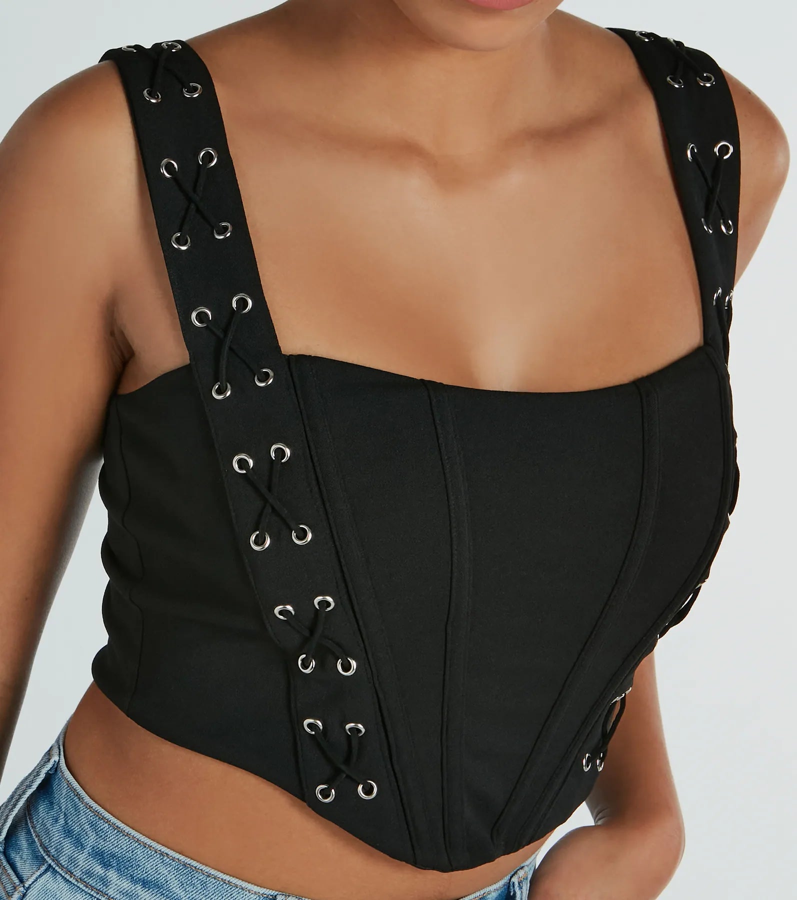 Ultimate Lace-Up Corset Top - Sultry & Structured