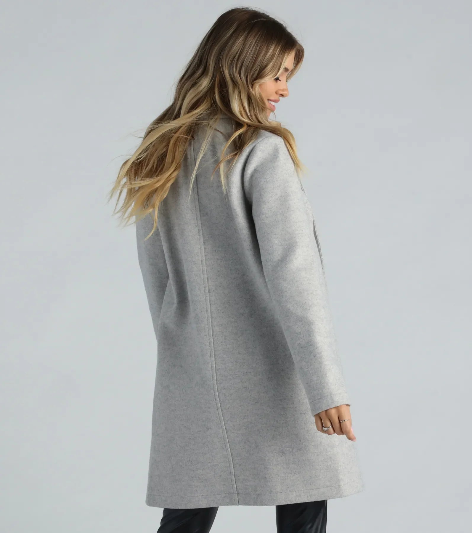 Premium Faux Wool Trench Coat - Ultimate Style for Every Season