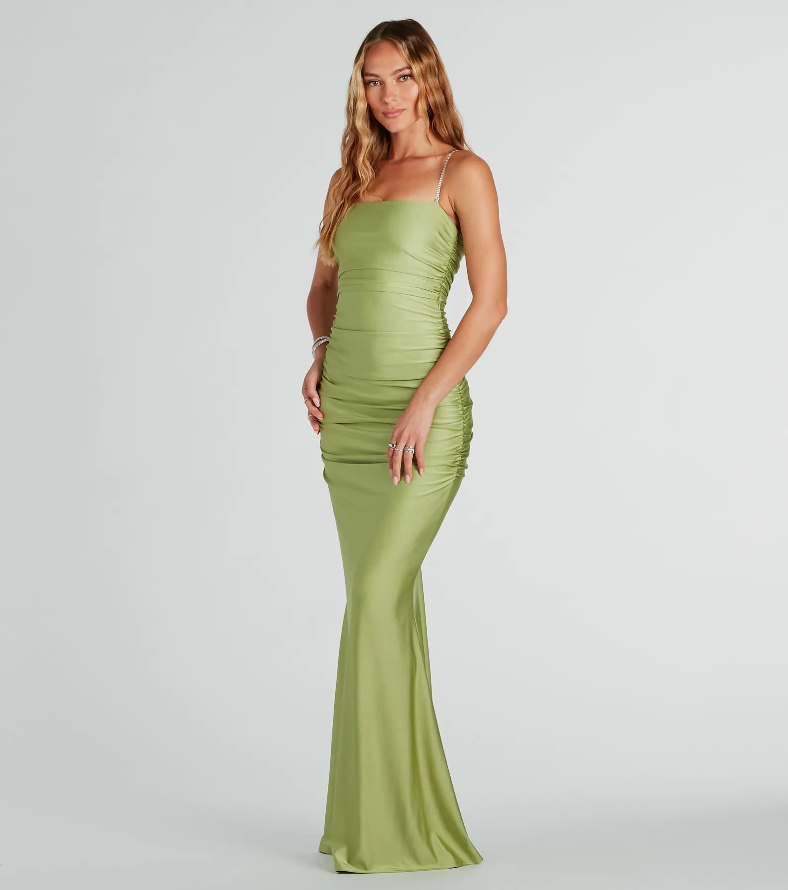 Eliena Premium Rhinestone Mermaid Gown for Black-Tie Events