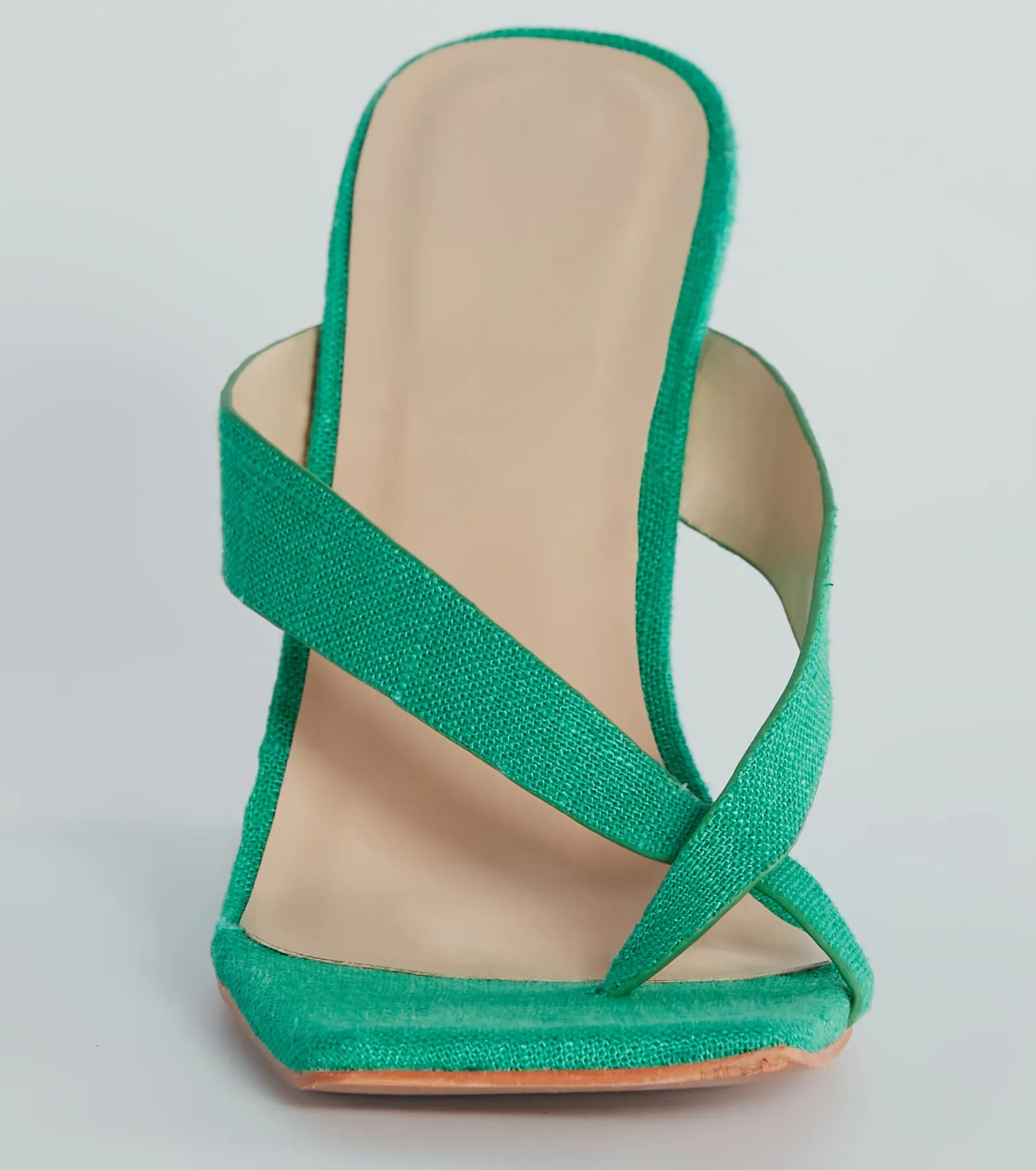 Premium Summer Muse Linen Wedge Sandals