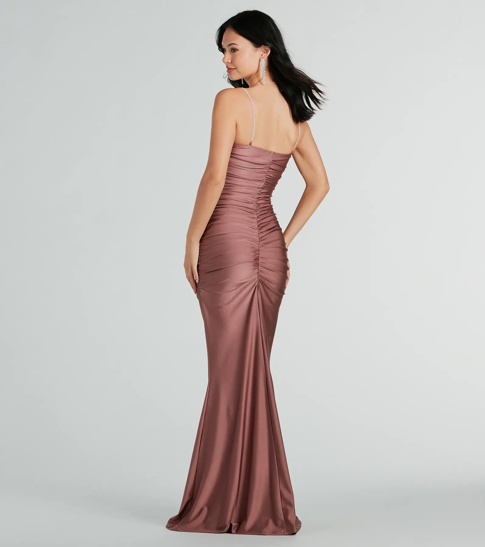 Eliena Premium Rhinestone Mermaid Gown for Black-Tie Events