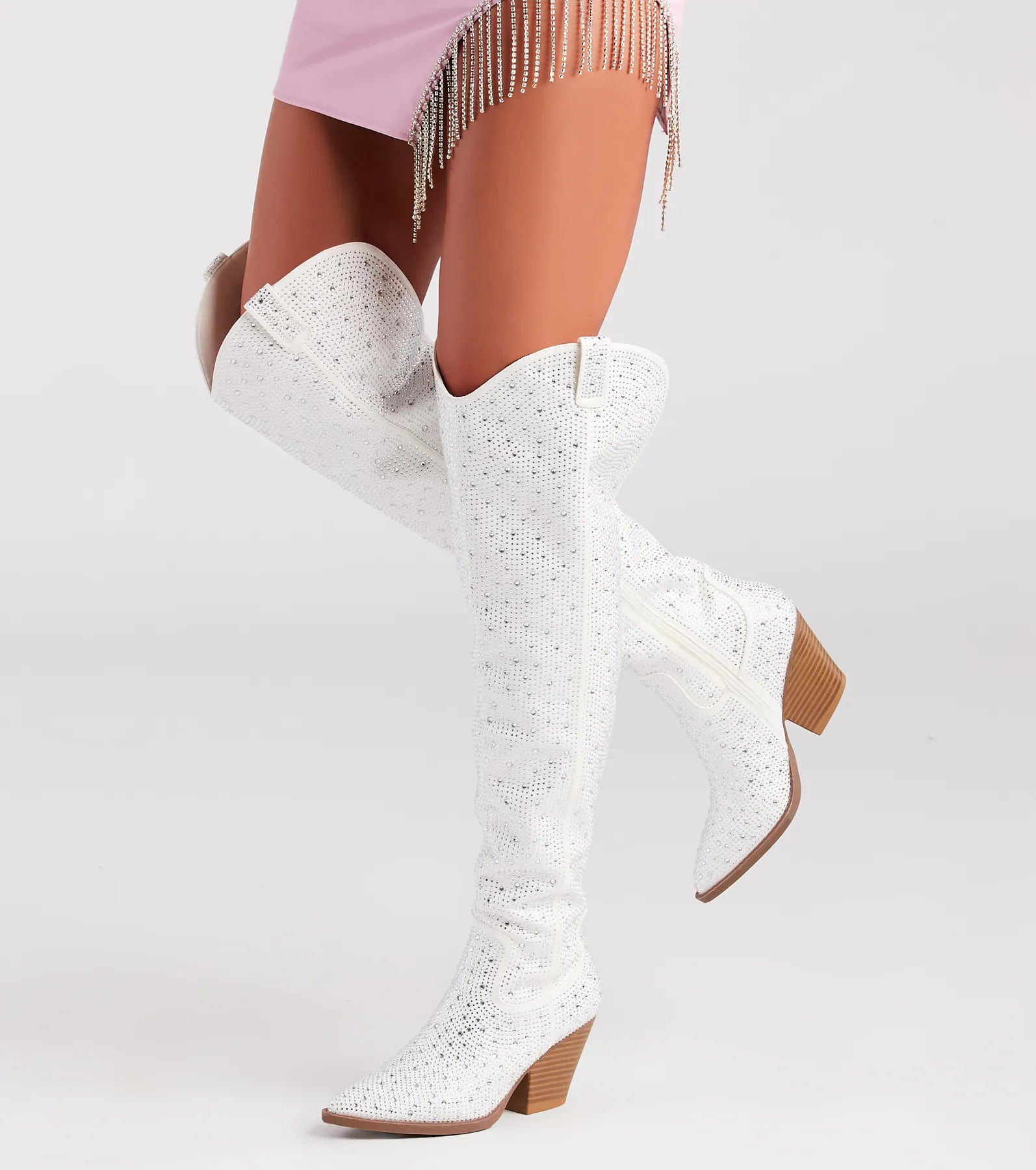 Ultimate Glam Rhinestone Cowboy Boots - Premium Style & Comfort