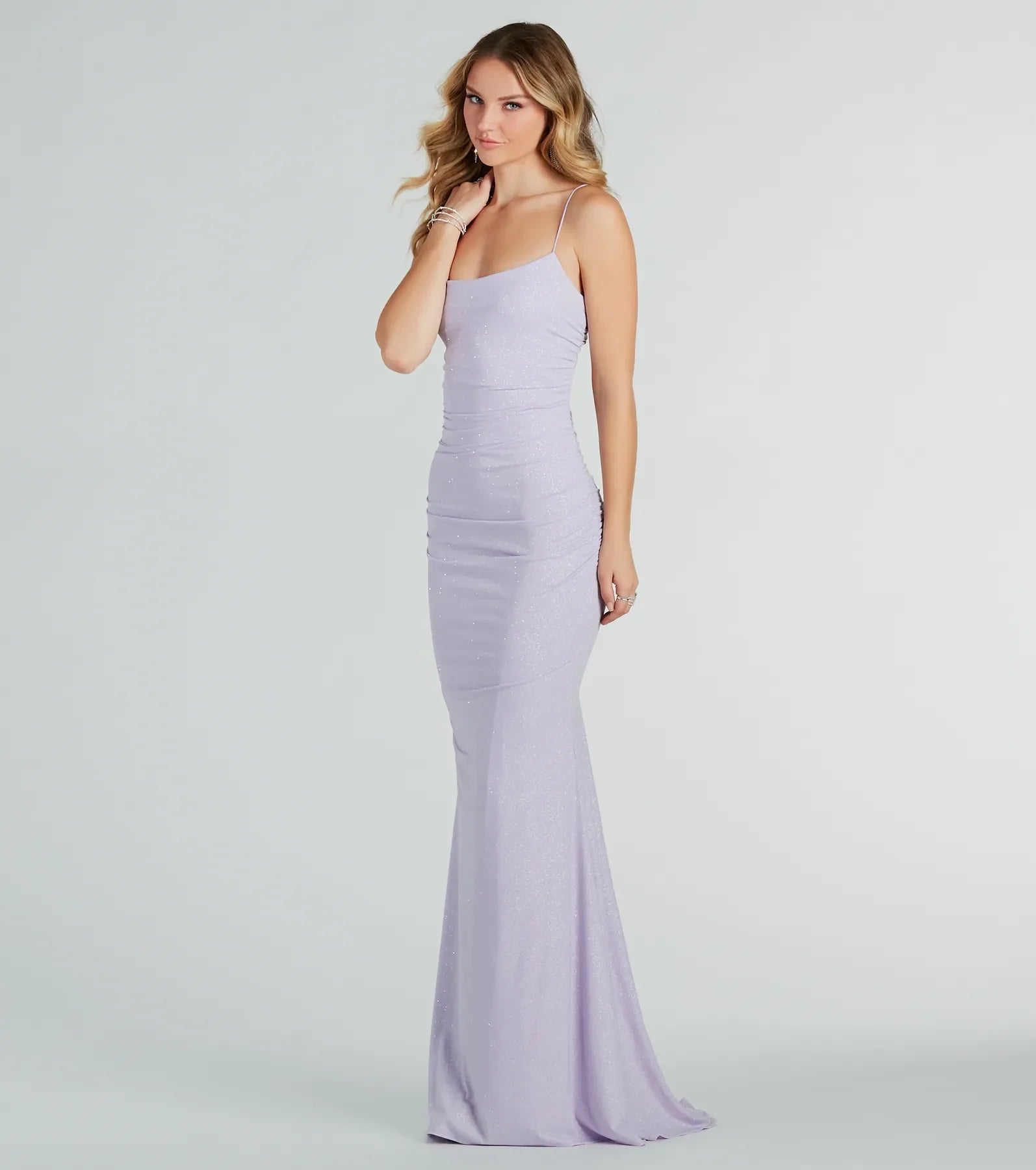 Premium Rowan Glitter Mermaid Gown - Ultimate Formal Elegance