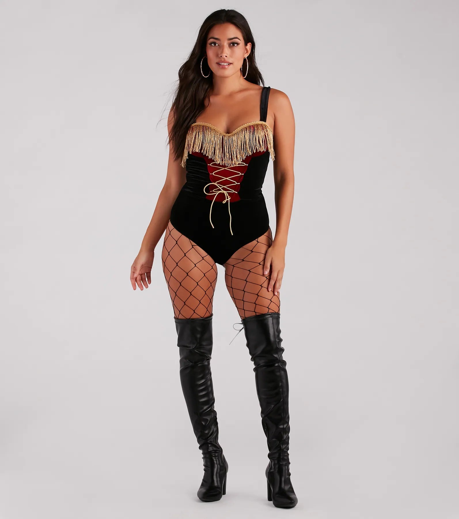 Ultimate Velvet Ringleader Halloween Bodysuit