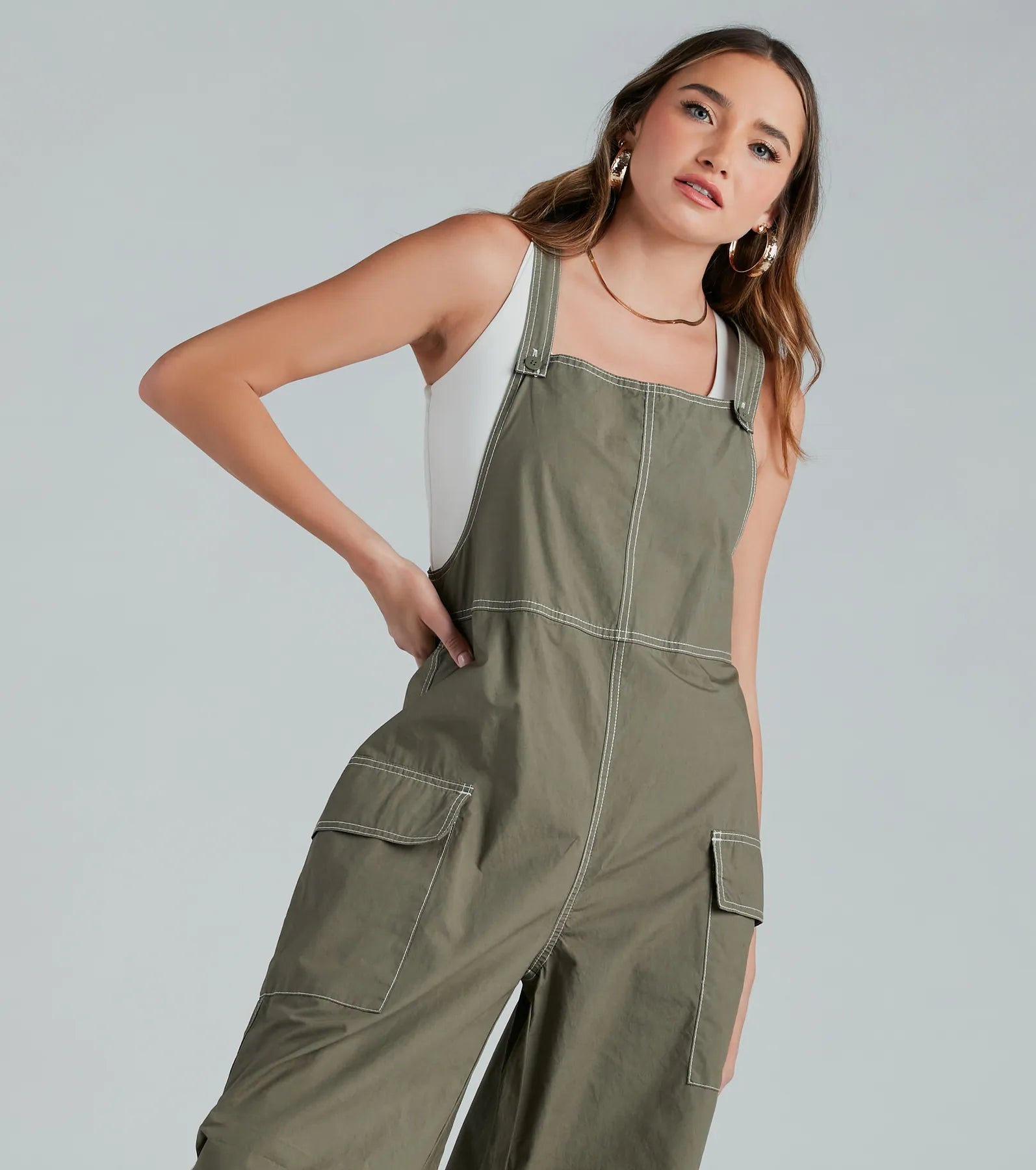 Ultimate Effortless Parachute Cargo Overalls - Premium Cotton Style