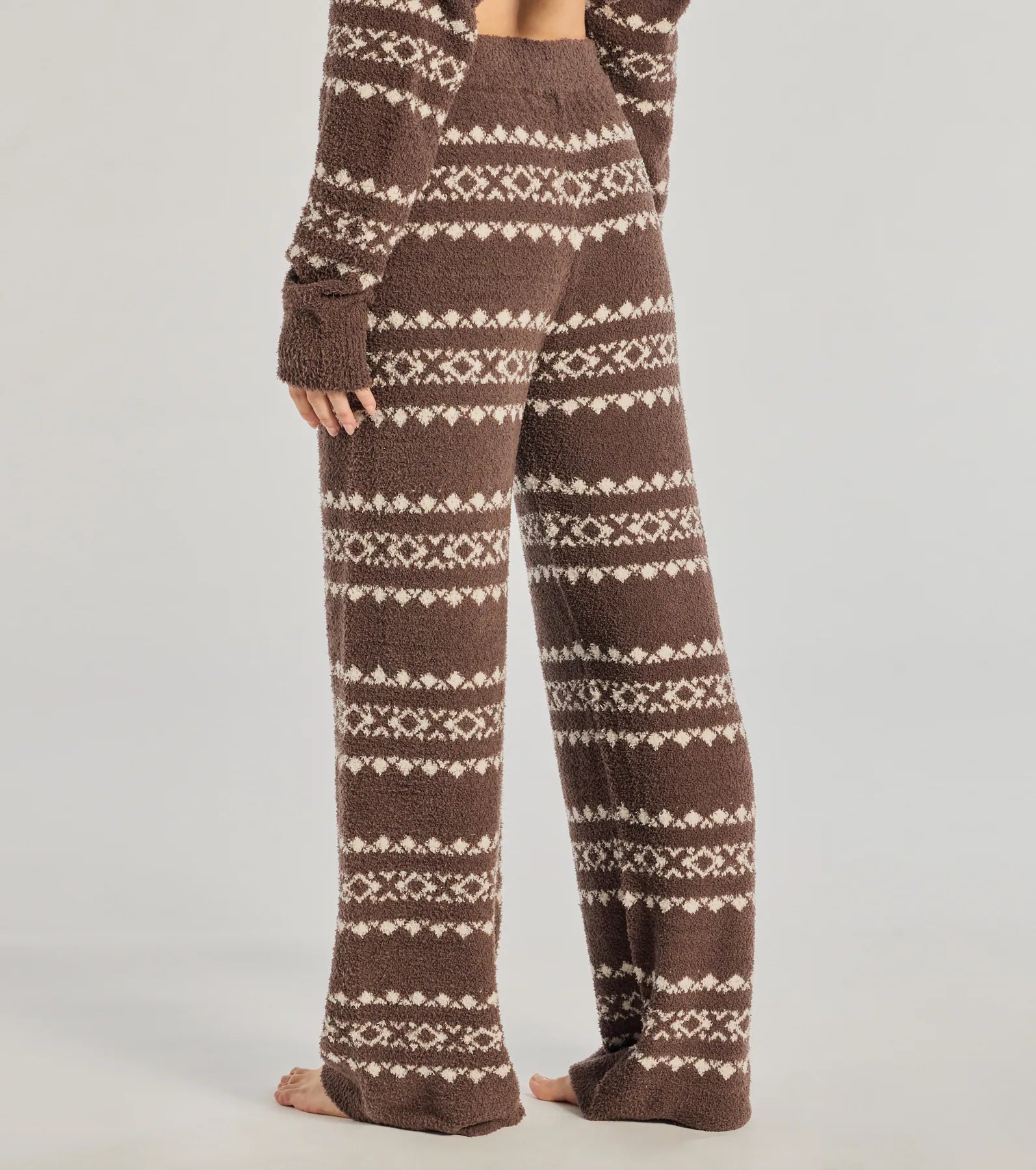 Ultimate Cozy Wonderland Fair Isle Chenille Knit Pajama Joggers