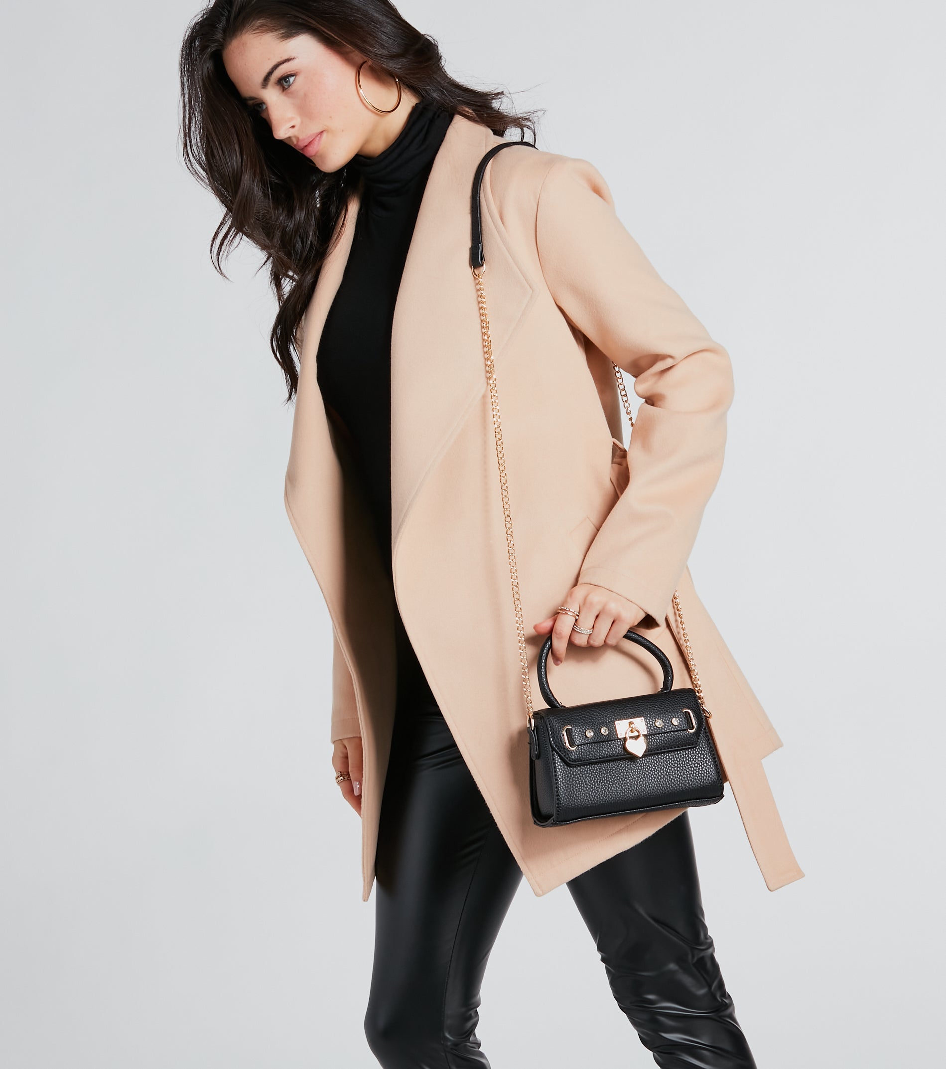 Premium Lover Heart Charm Mini Satchel - Ultimate Style Upgrade