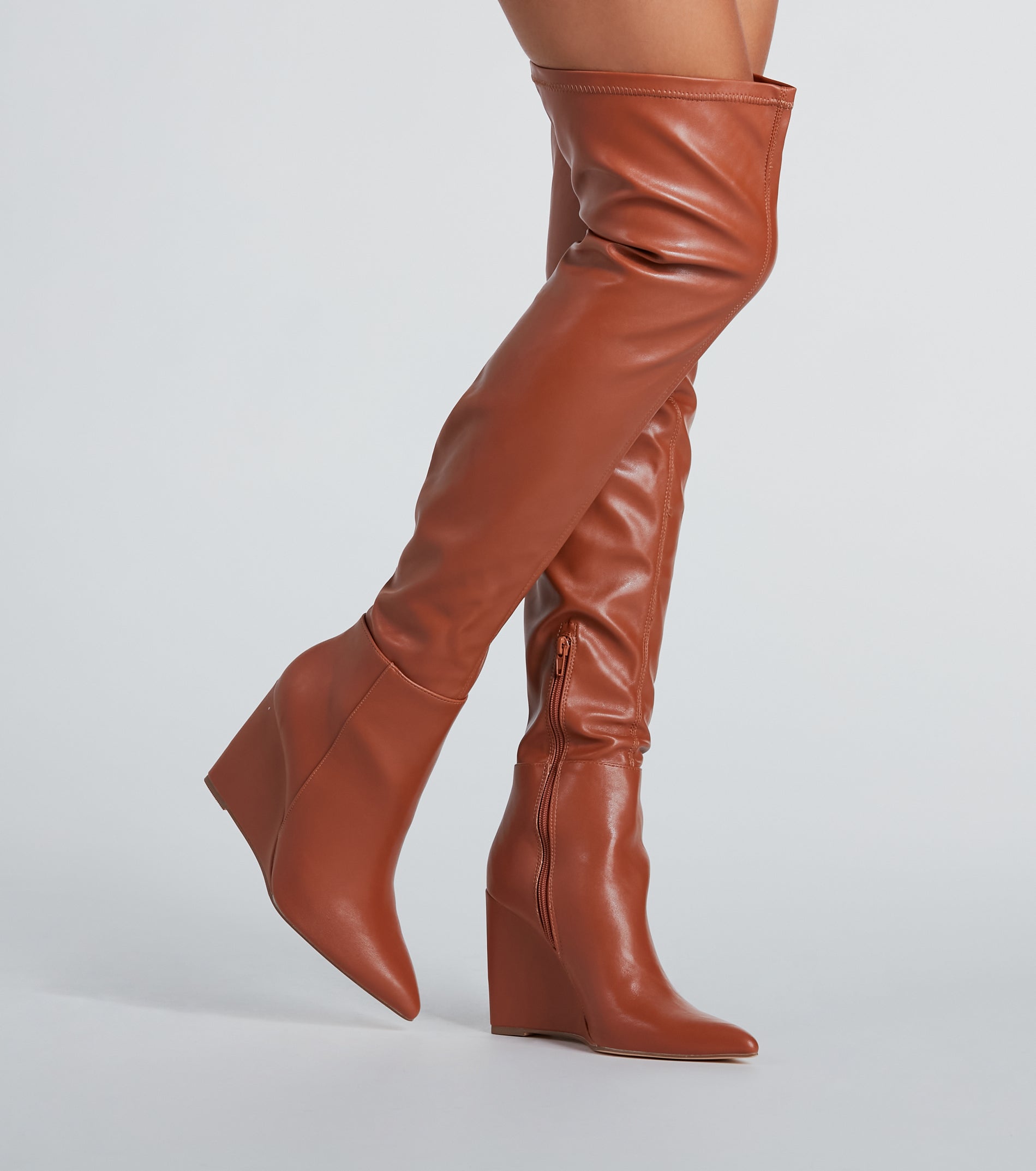 Ultimate Statement Wedge Over-The-Knee Boots