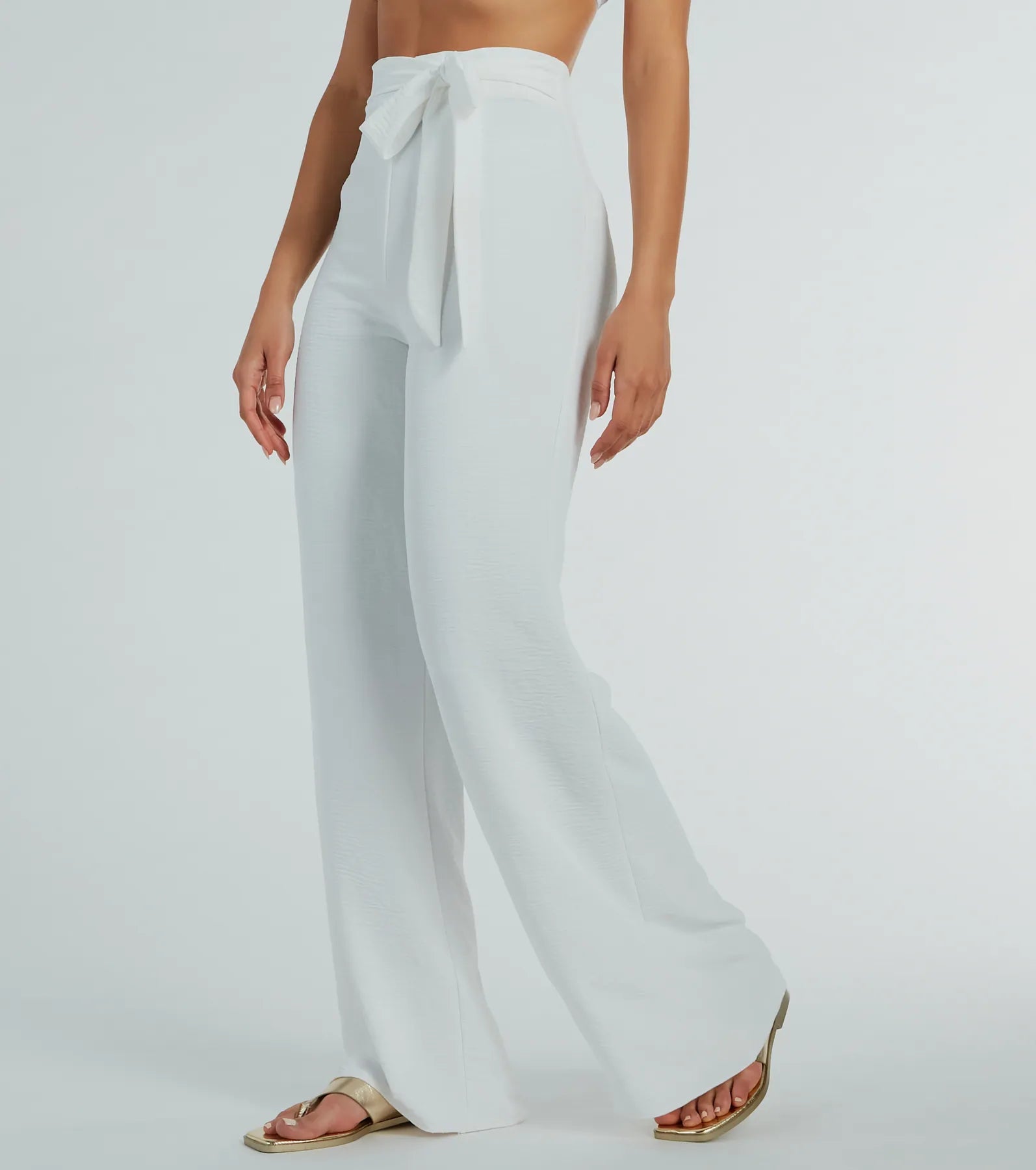 Premium Tie-Waist Wide-Leg Palazzo Pants - Ultimate Comfort & Style
