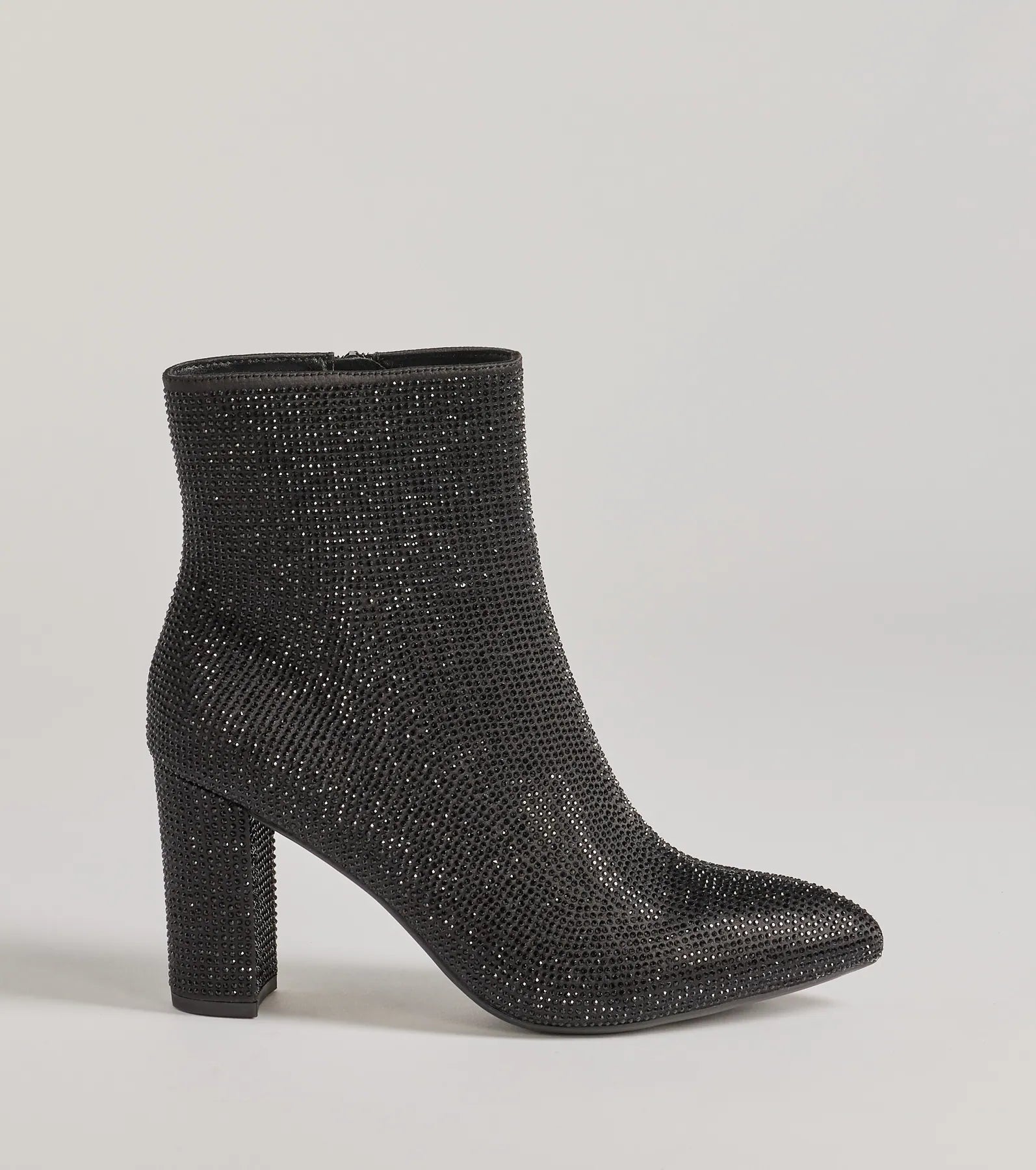 Ultimate Sparkle Glam Rhinestone Ankle Booties - Premium Style