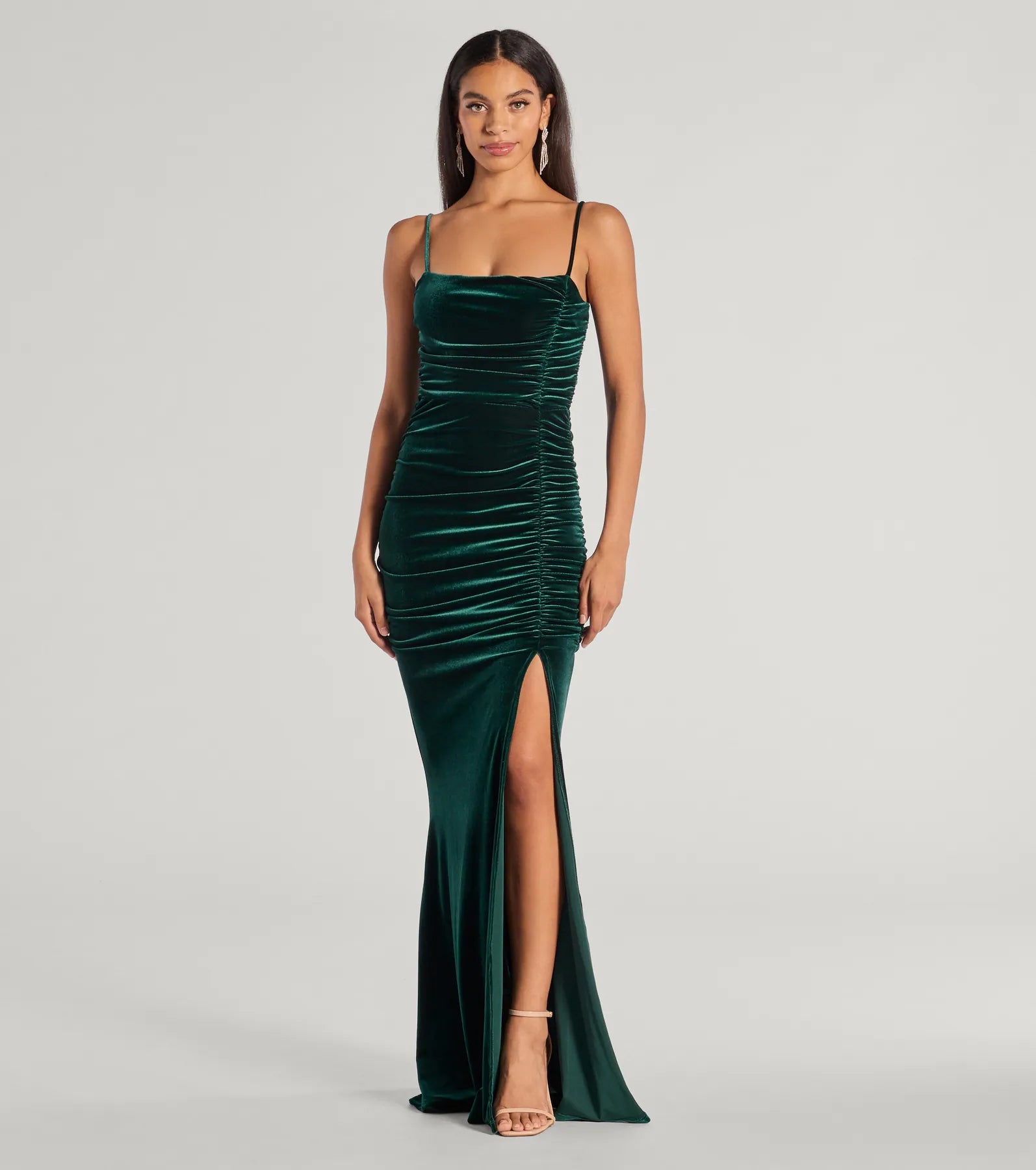 Premium Alondra Velvet Mermaid Dress - Ultimate Formal Elegance