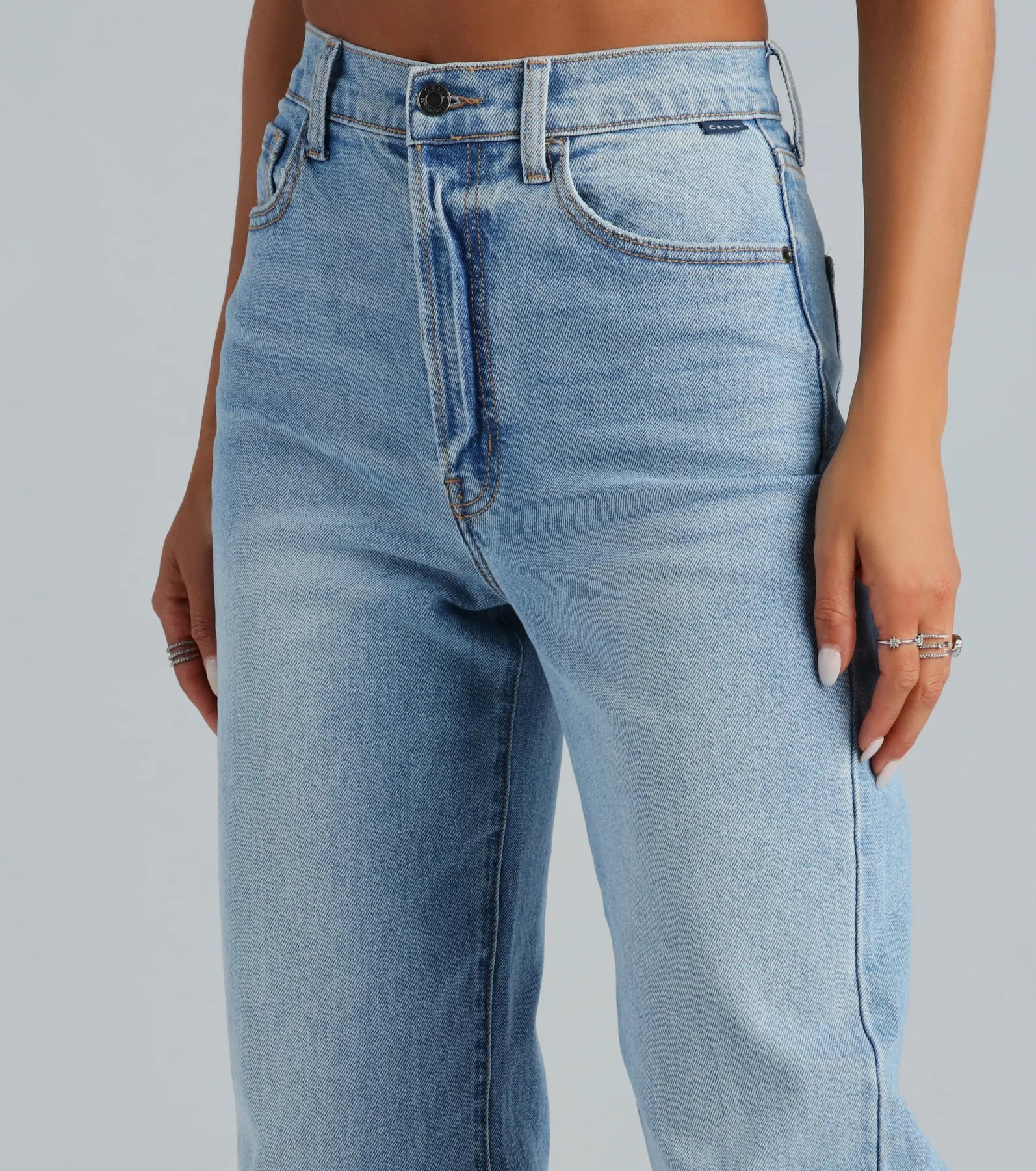 Premium High-Rise Straight-Leg Boyfriend Jeans - Ultimate Comfort & Style