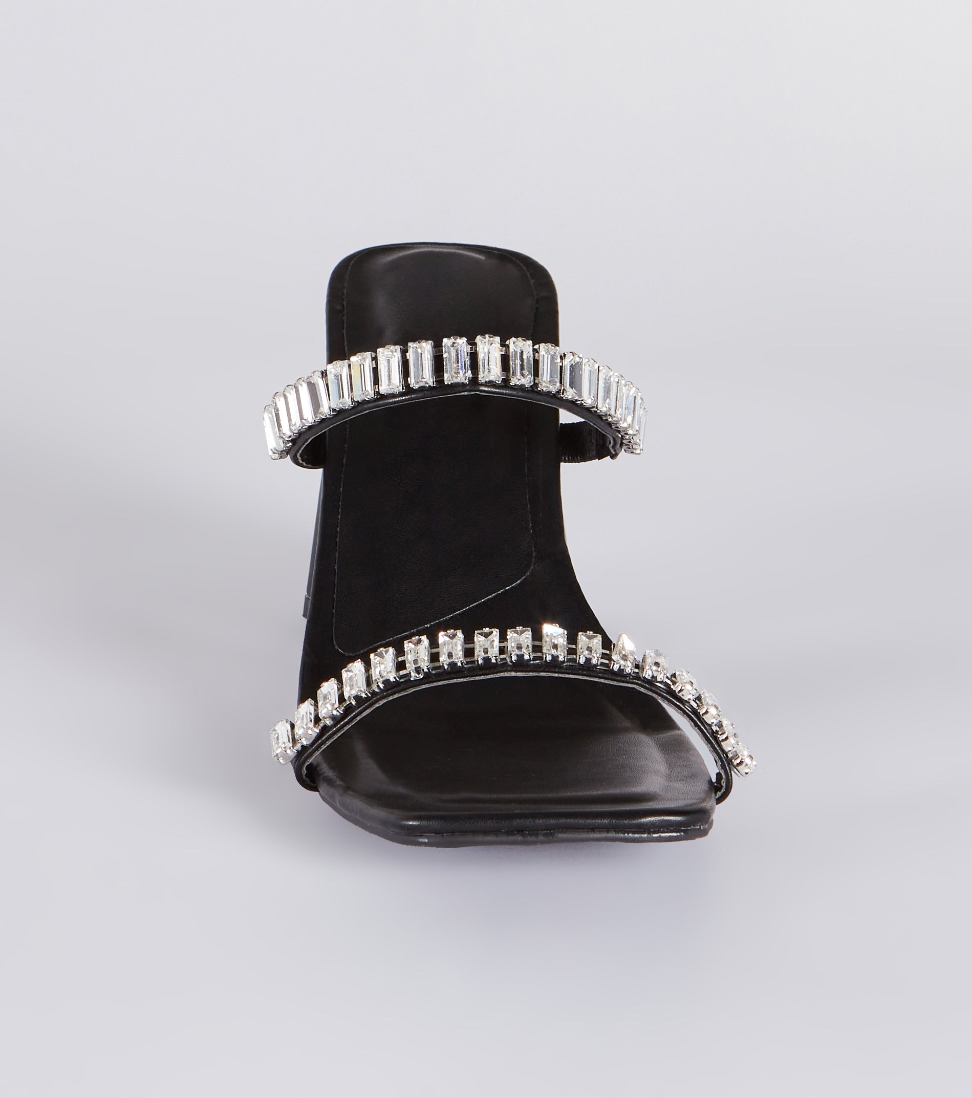 Ultimate Glam Rhinestone Strap Mules - Premium Style for Every Occasion