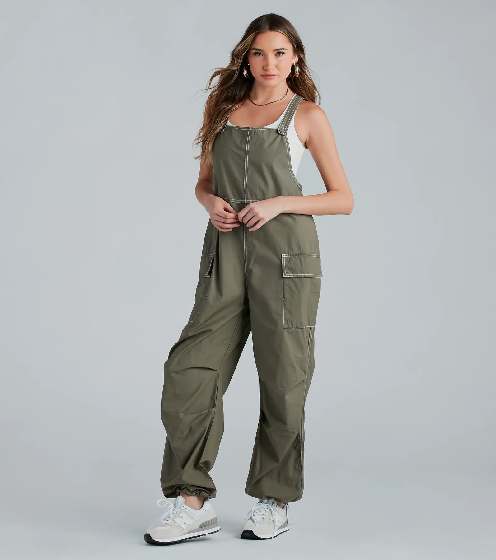 Ultimate Effortless Parachute Cargo Overalls - Premium Cotton Style