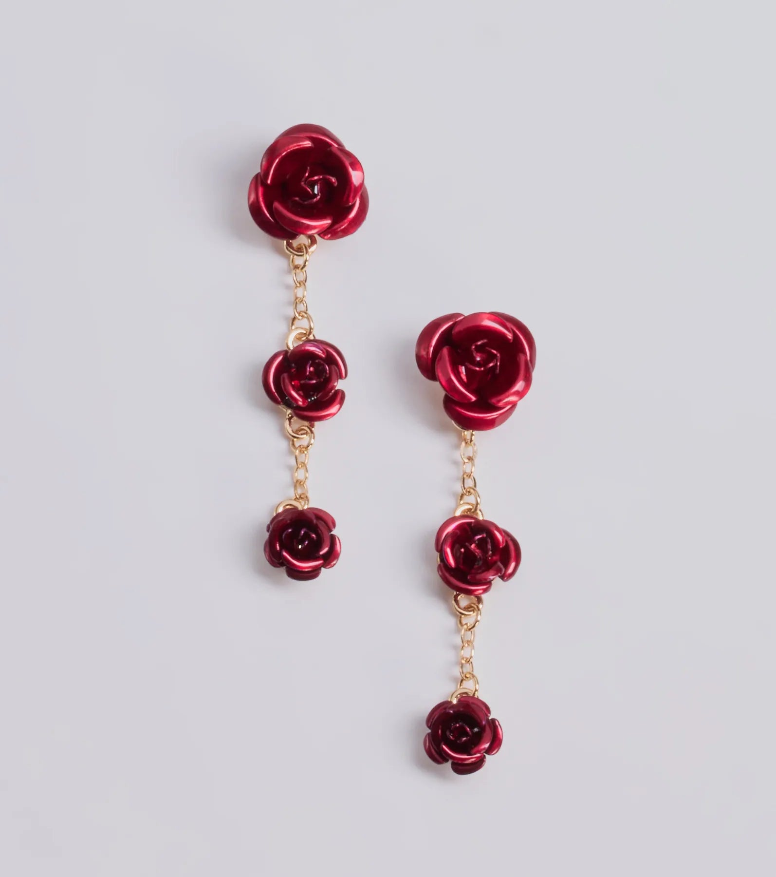 Ultimate Enchanted Rosette Linear Earrings