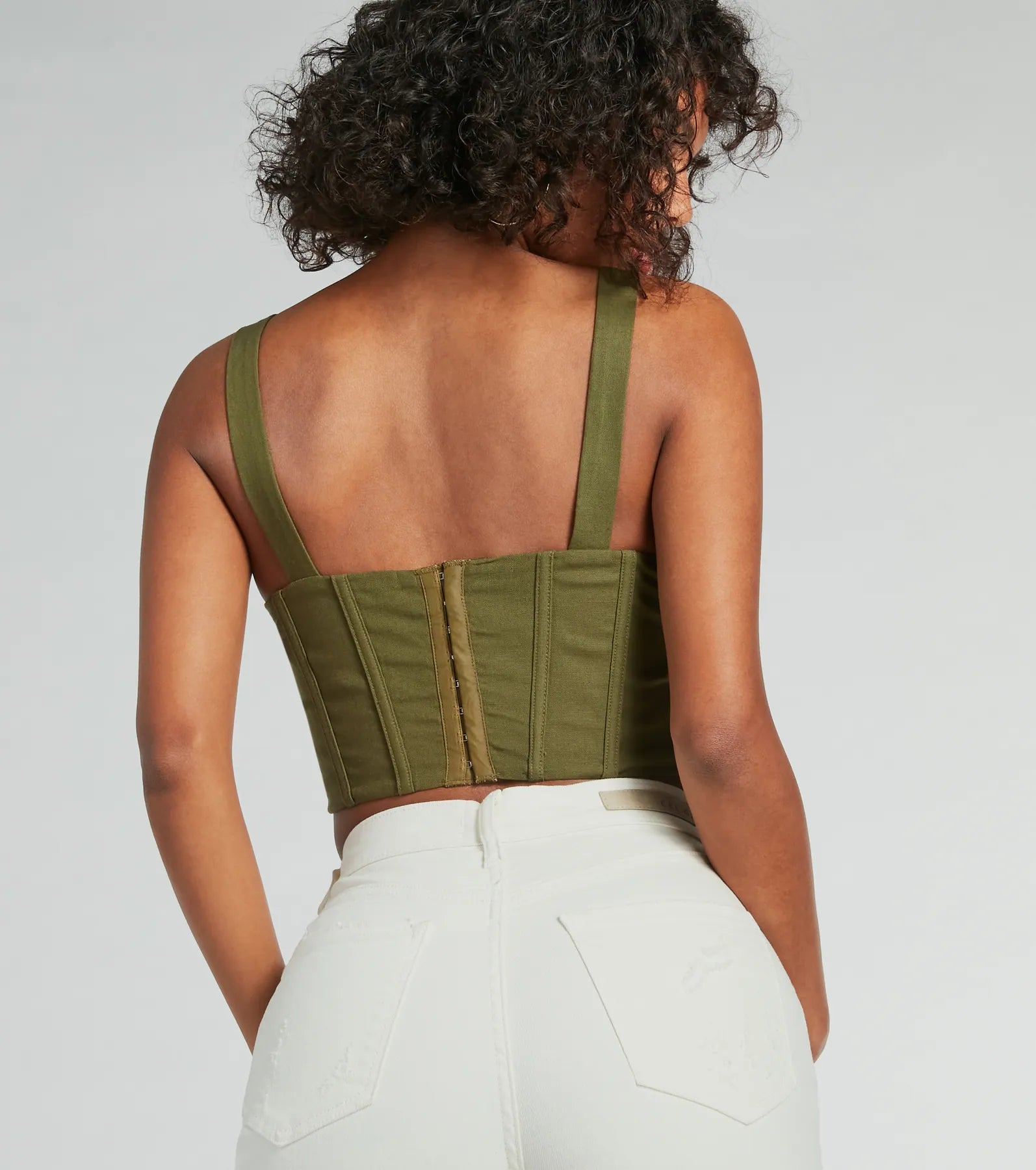 Ultimate Allure Linen Corset Top - Everyday Elegance