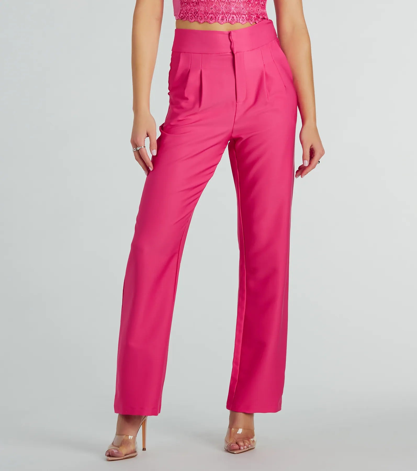 Premium Sophisticated Moment Straight Leg Pants