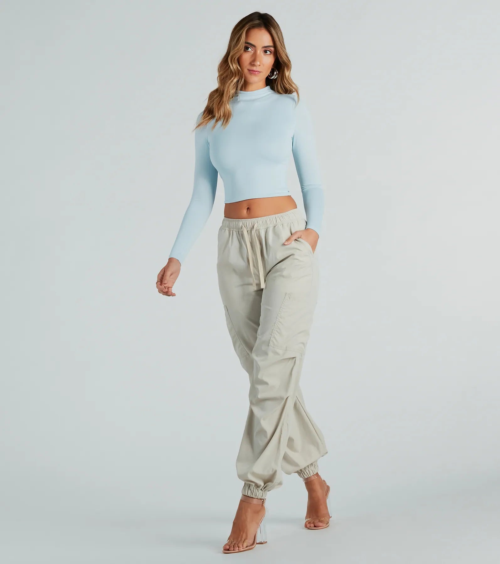 Ultimate Comfort Mock Neck Crop Top - Sleek & Stylish
