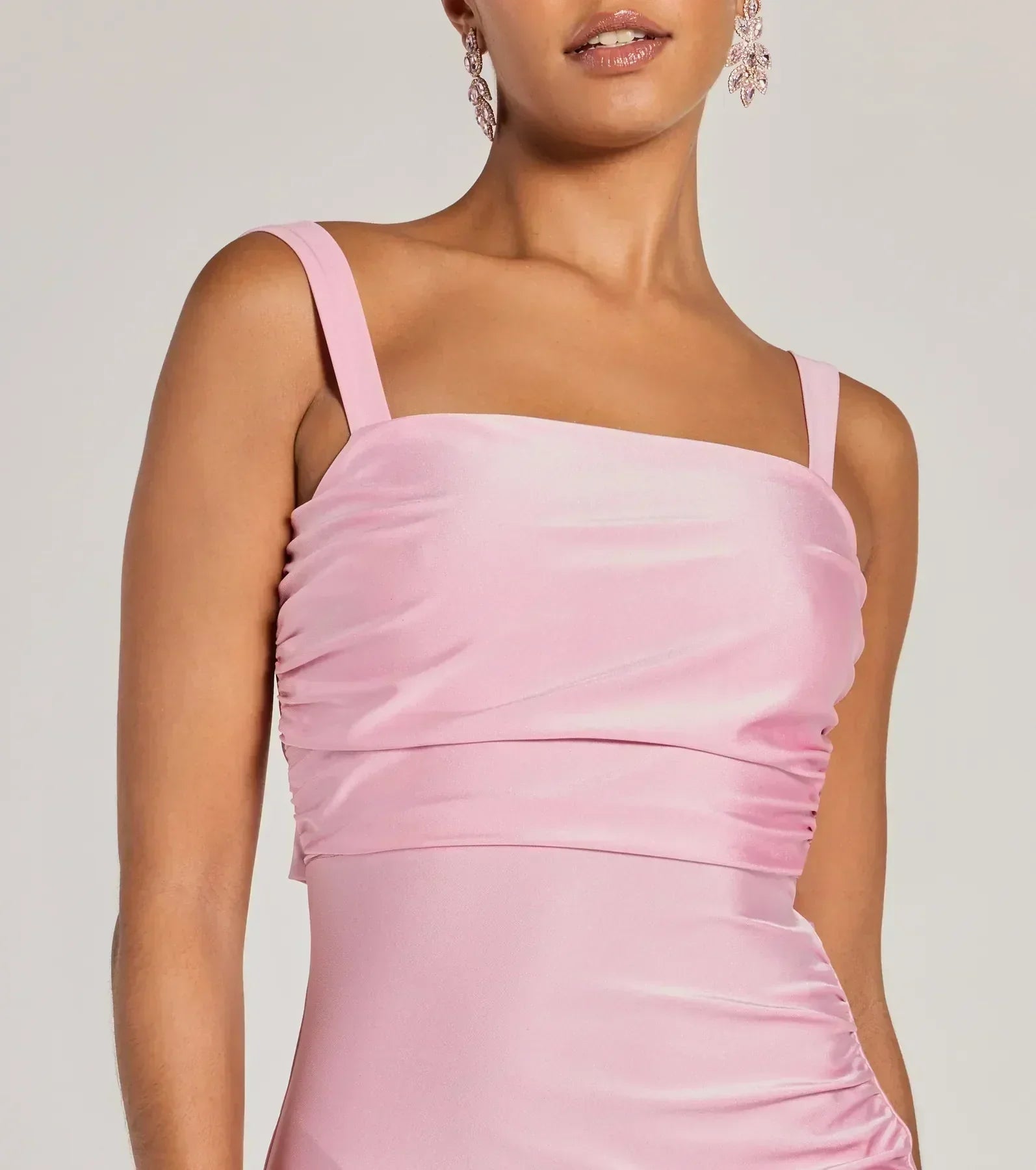 Premium Aliza Backless High Slit Slim-Fit Formal Dress - Ultimate Glamour