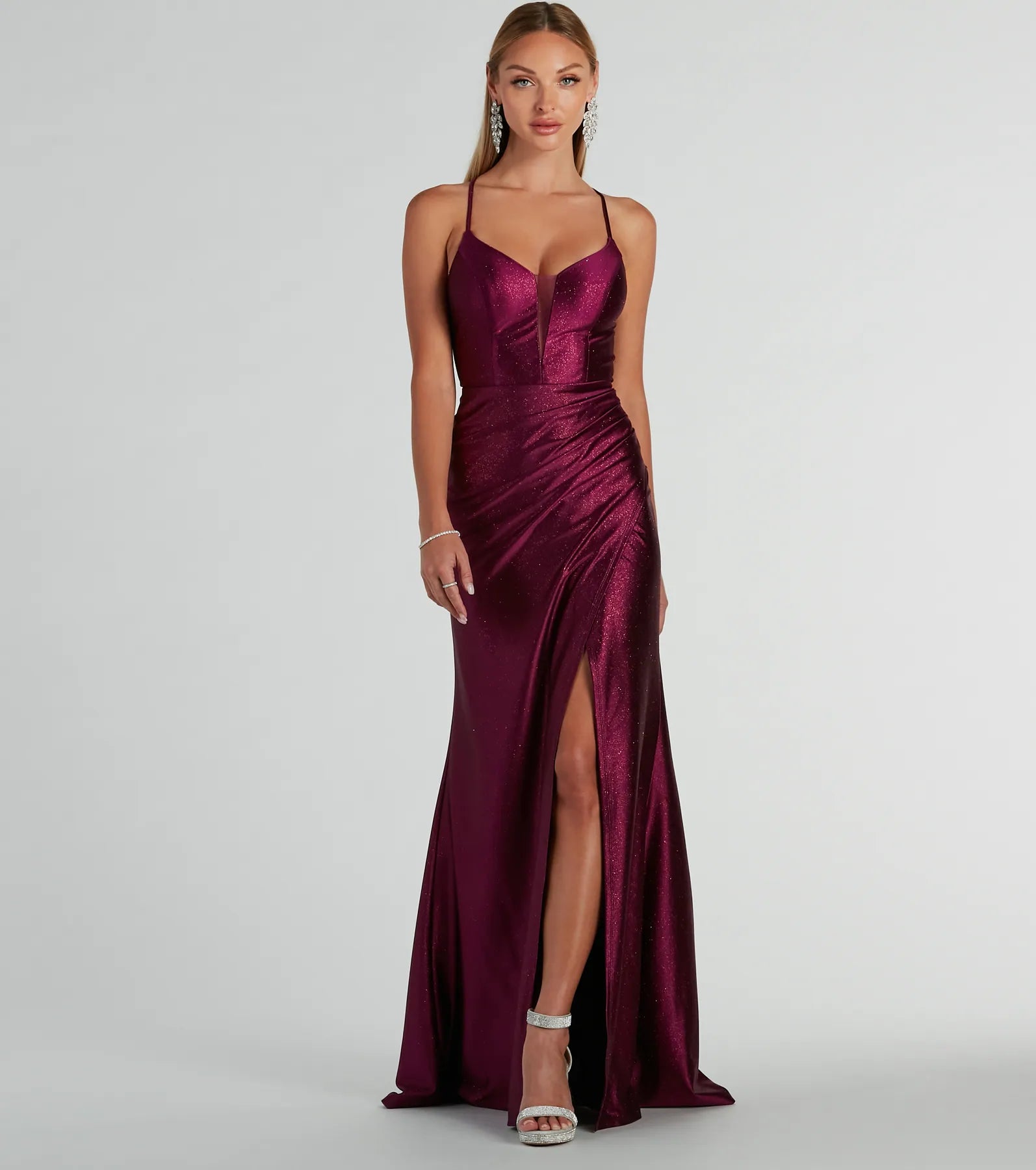 Celia Ultimate Glam Strappy Back A-Line Formal Dress