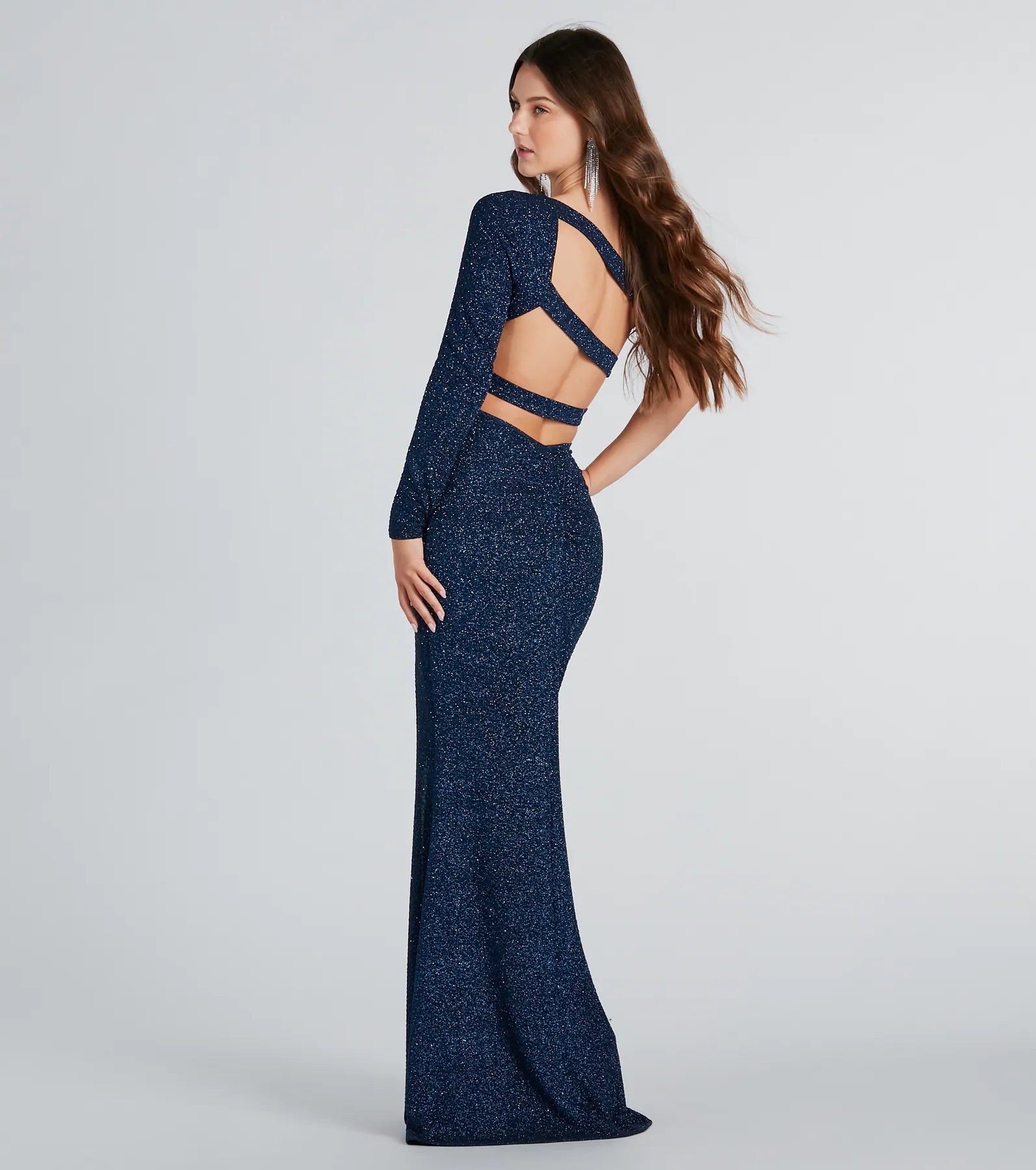 Premium Hattie Glitter Mermaid Gown for Special Occasions