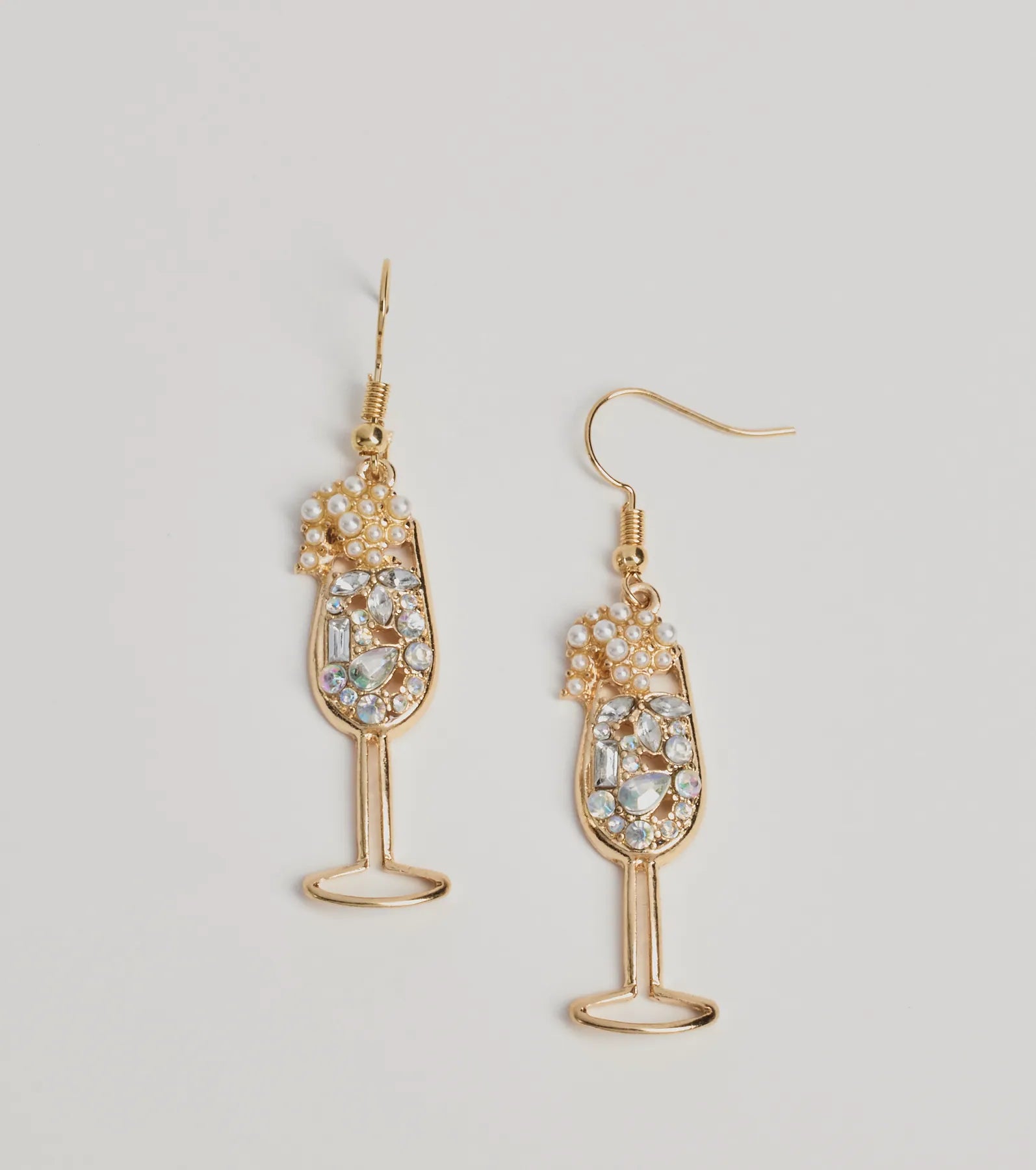 Ultimate Pop The Bubbly Champagne Earrings - Premium Elegance