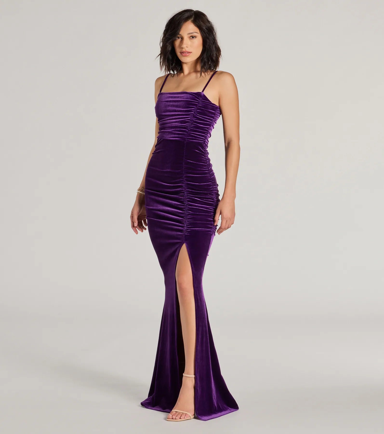 Premium Alondra Velvet Mermaid Dress - Ultimate Formal Elegance