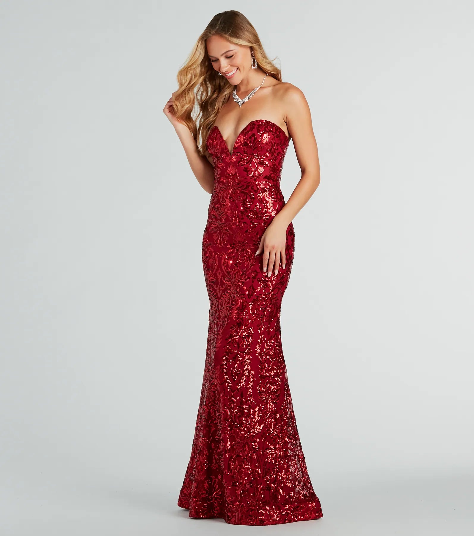 Ultimate Leighton Sequin Mermaid Gown for Black Tie Events