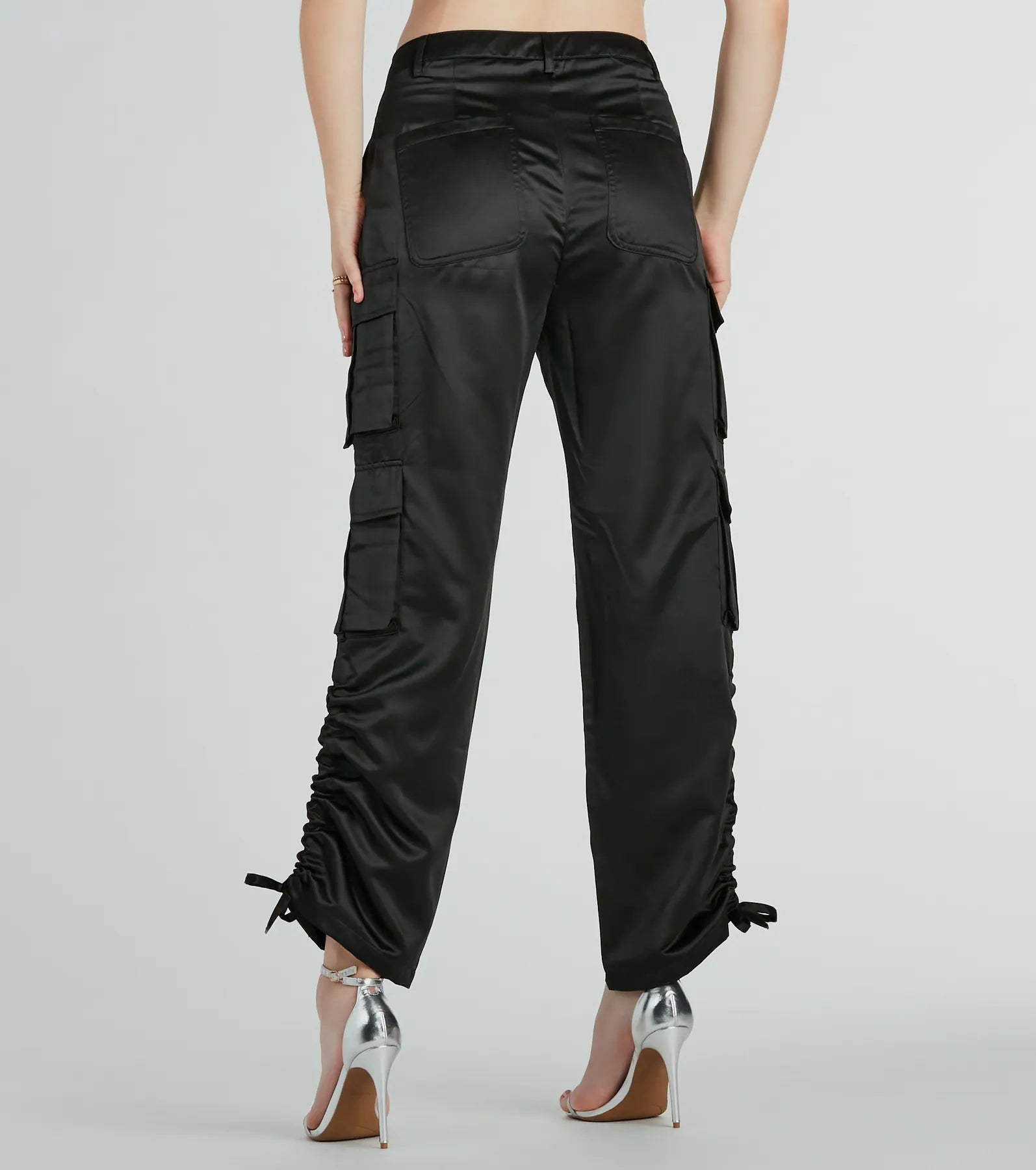 Ultimate Satin Cargo Pants - Trendy & Chic