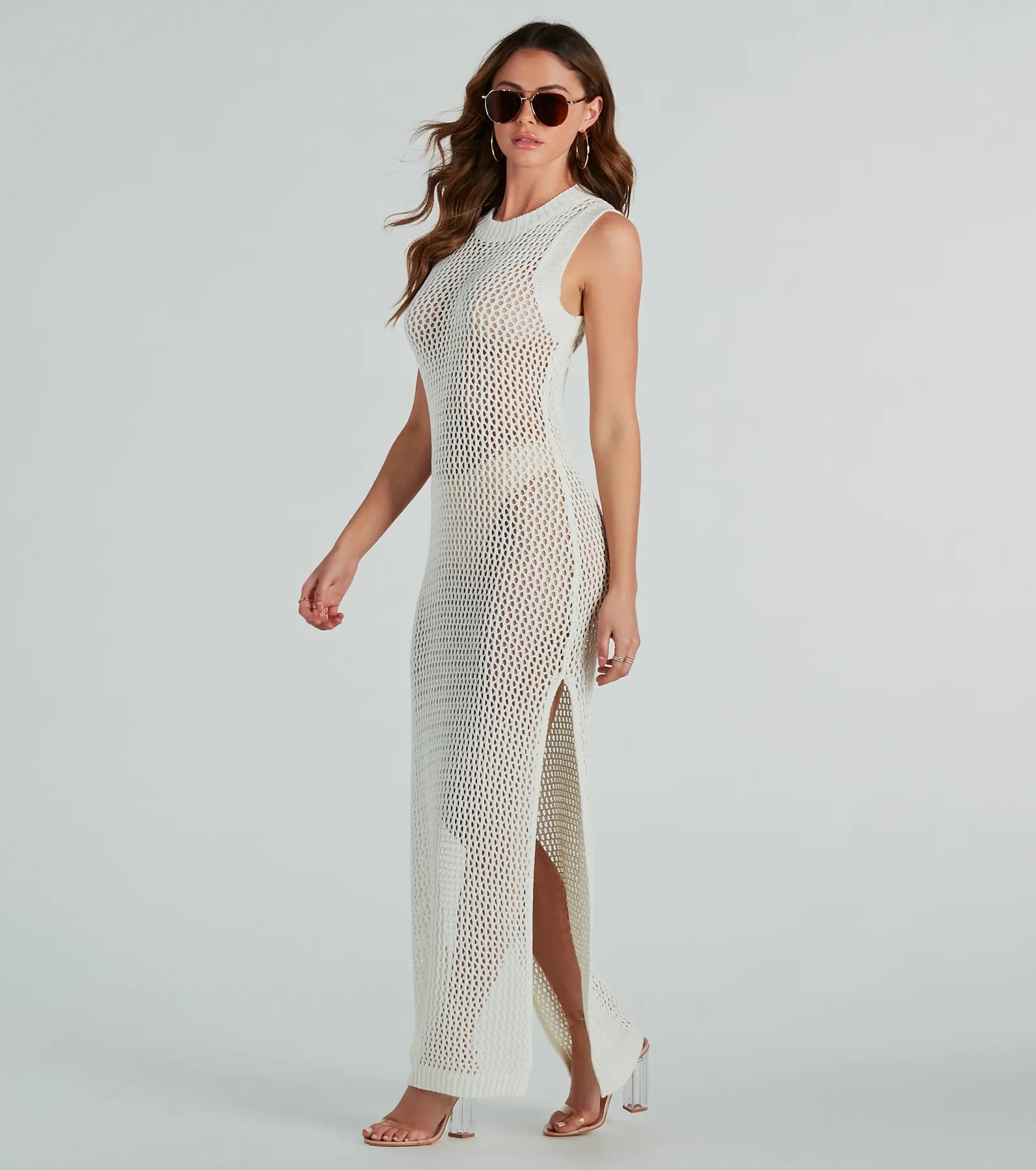 Ultimate Resort Paradise Crochet Maxi Dress