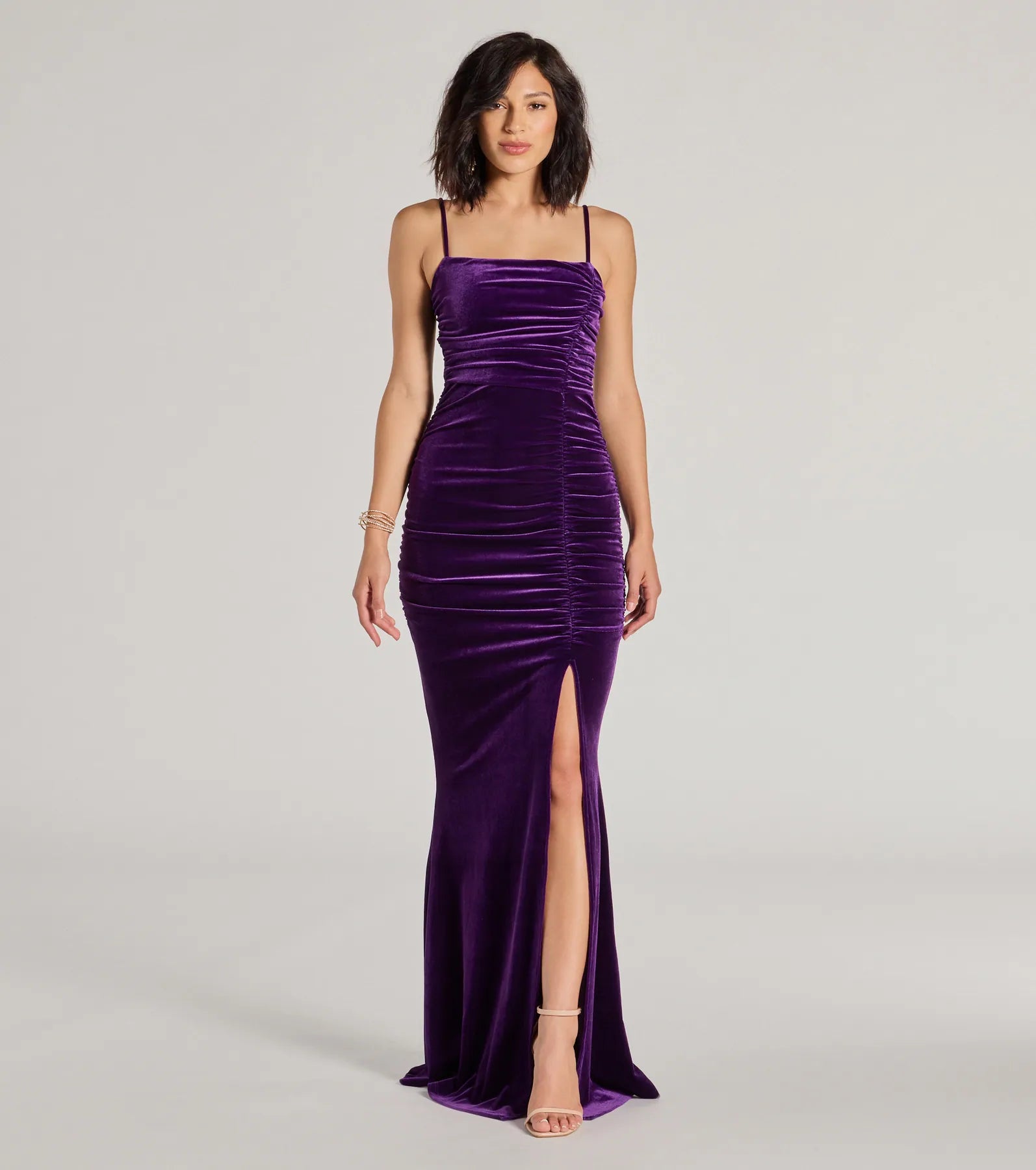 Premium Alondra Velvet Mermaid Dress - Ultimate Formal Elegance