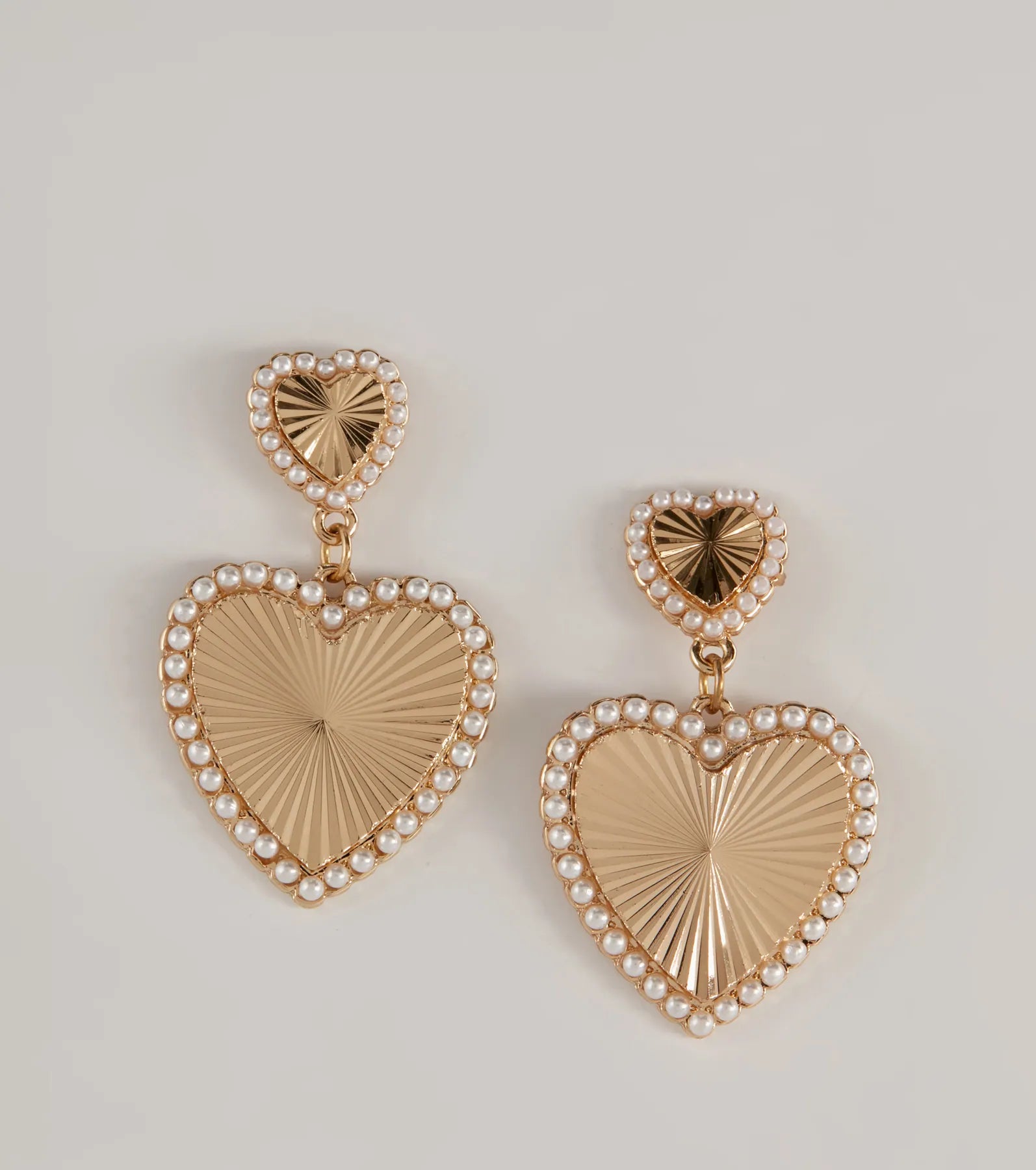 Premium Sweet Vibe Pearl Heart Drop Earrings - Ultimate Glam Upgrade