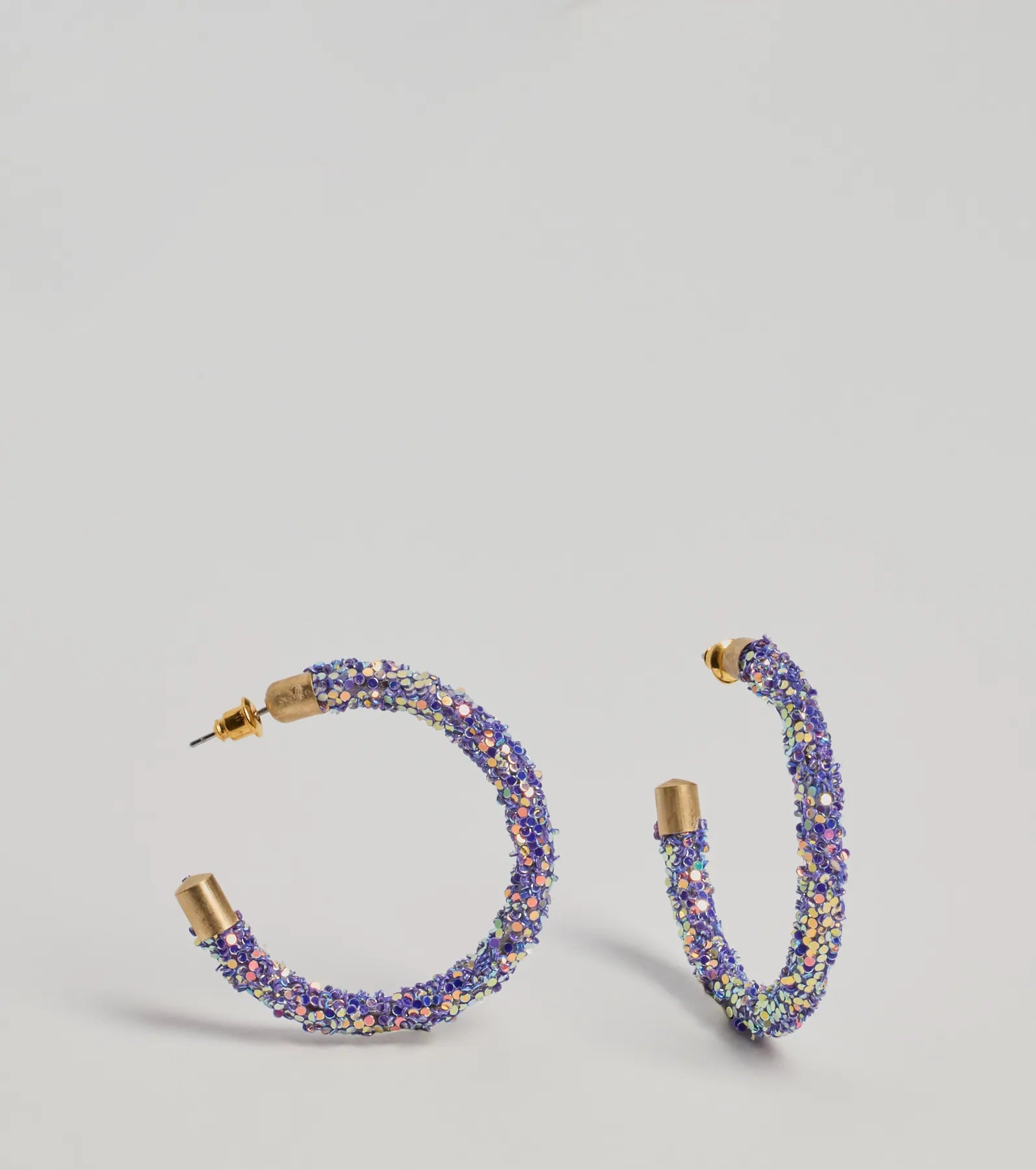 Ultimate Glow Night Hoop Earrings - Iridescent Elegance