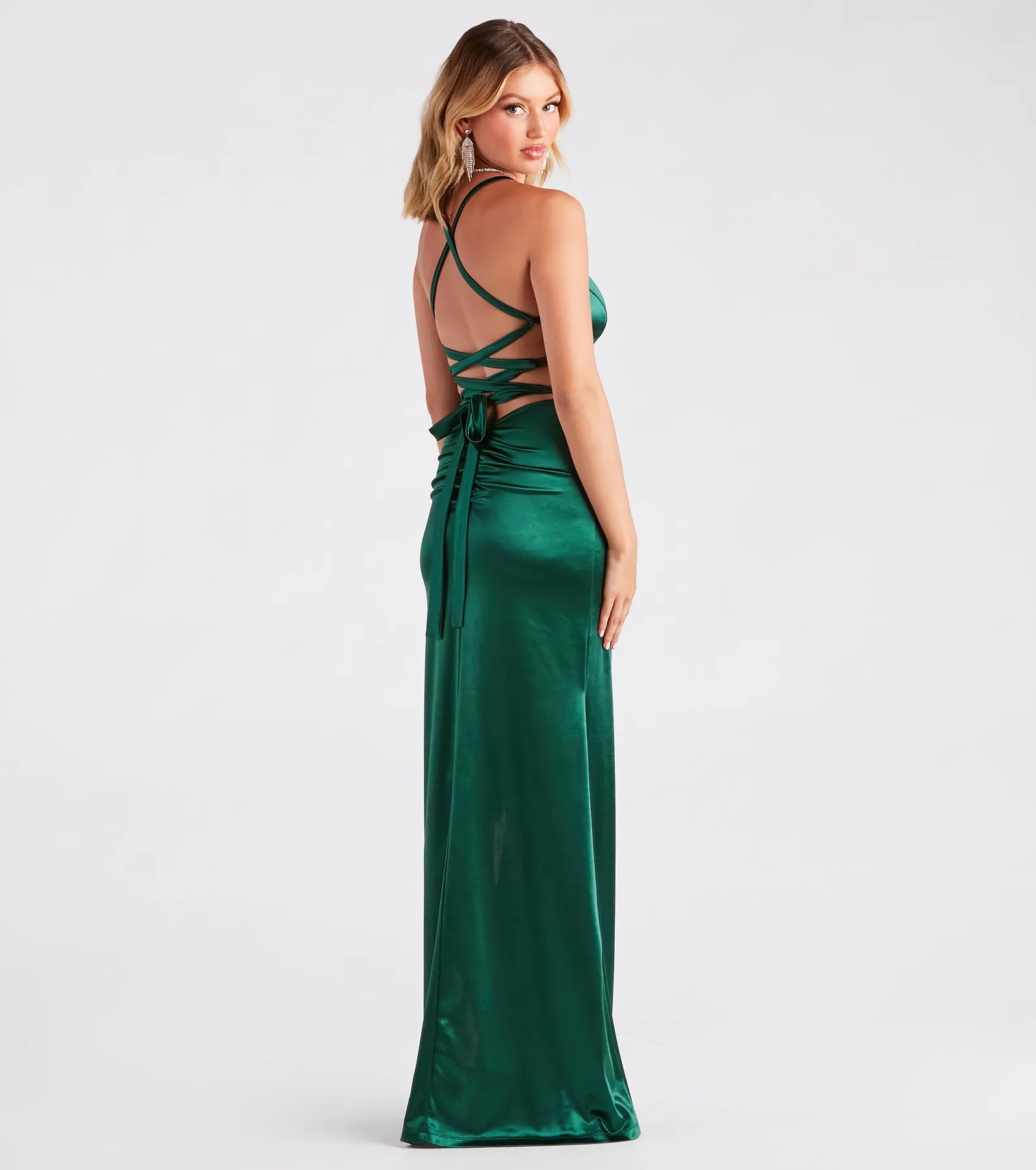 Premium Rose Satin Mermaid Gown - Ultimate Elegance for Black Tie Events