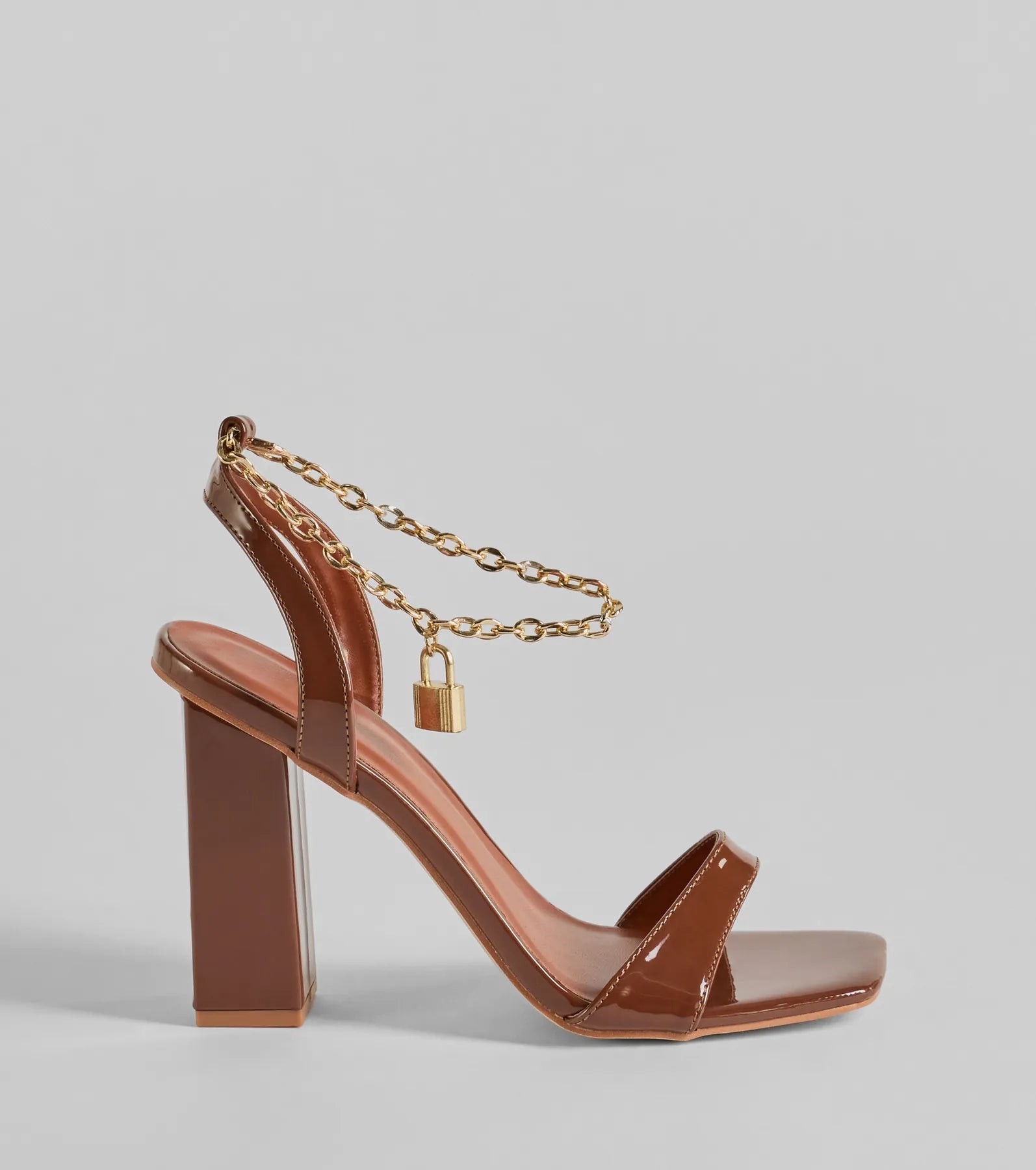 Premium Locked-In Chain Ankle Heels - Ultimate Style Upgrade