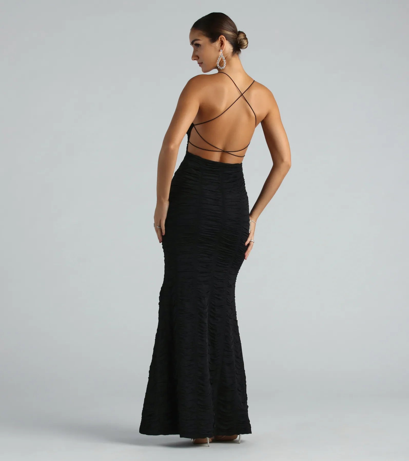 Ultimate Nala Elegant Ruched Mermaid Gown