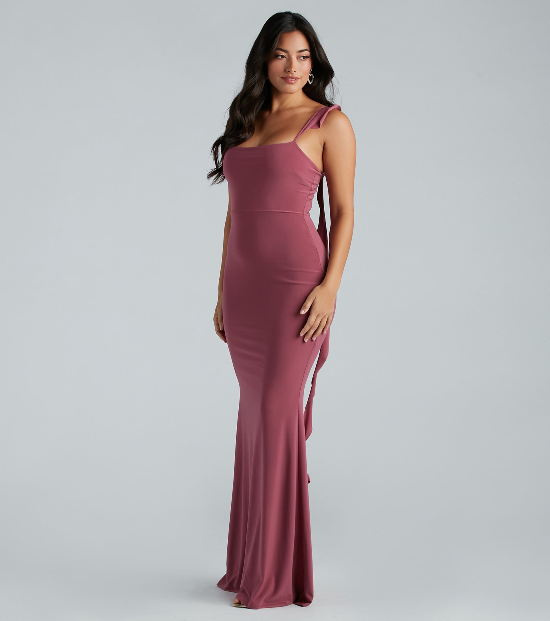 Premium Barbara Elegant Ruffle Mermaid Gown