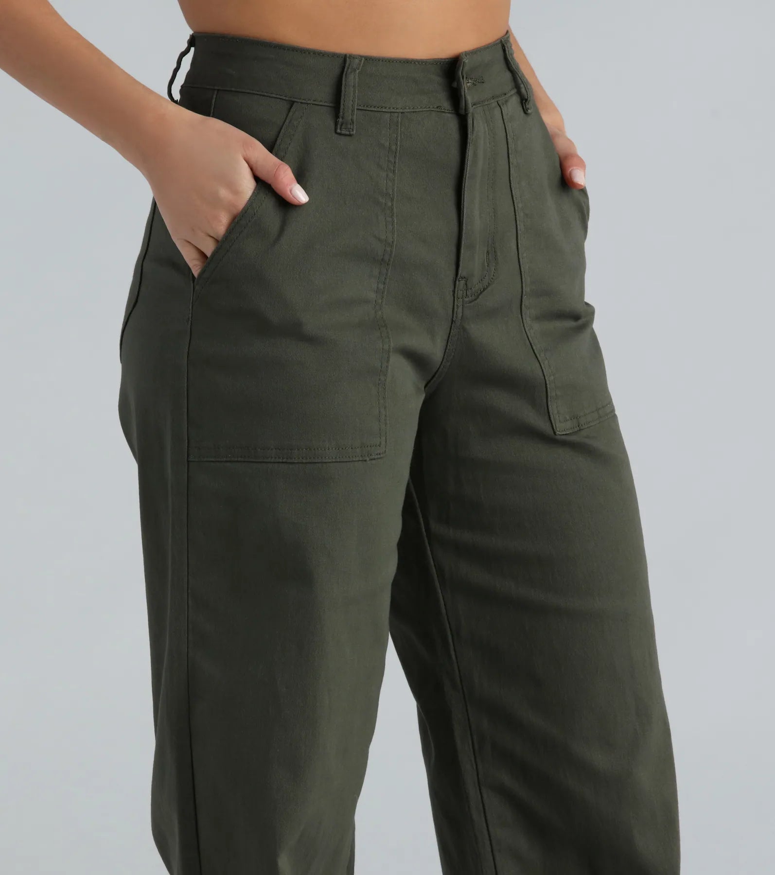 Premium High-Rise Wide-Leg Carpenter Pants - Ultimate Street Style