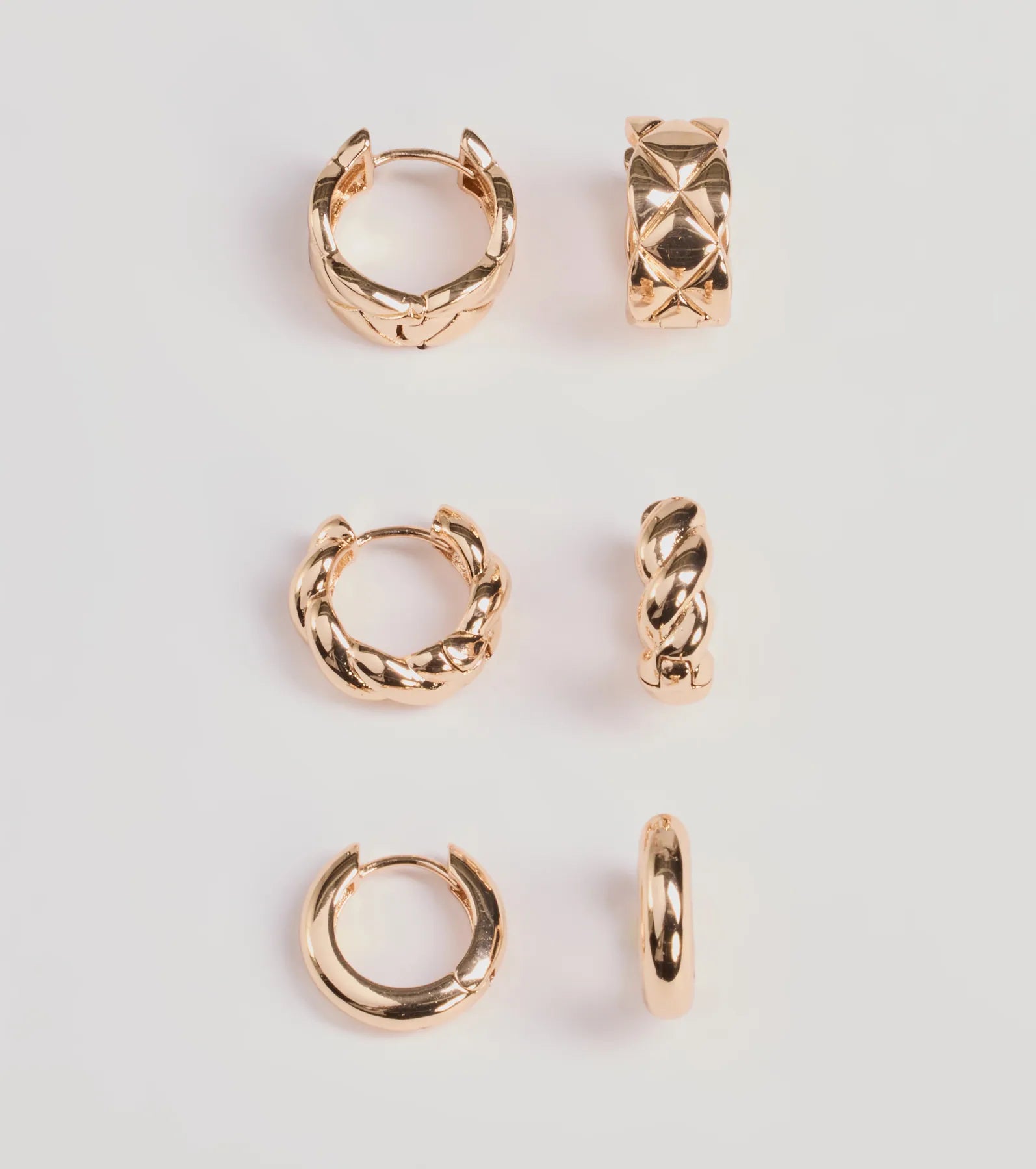 Ultimate Style Set: Mini Hoop Trio Earrings Collection