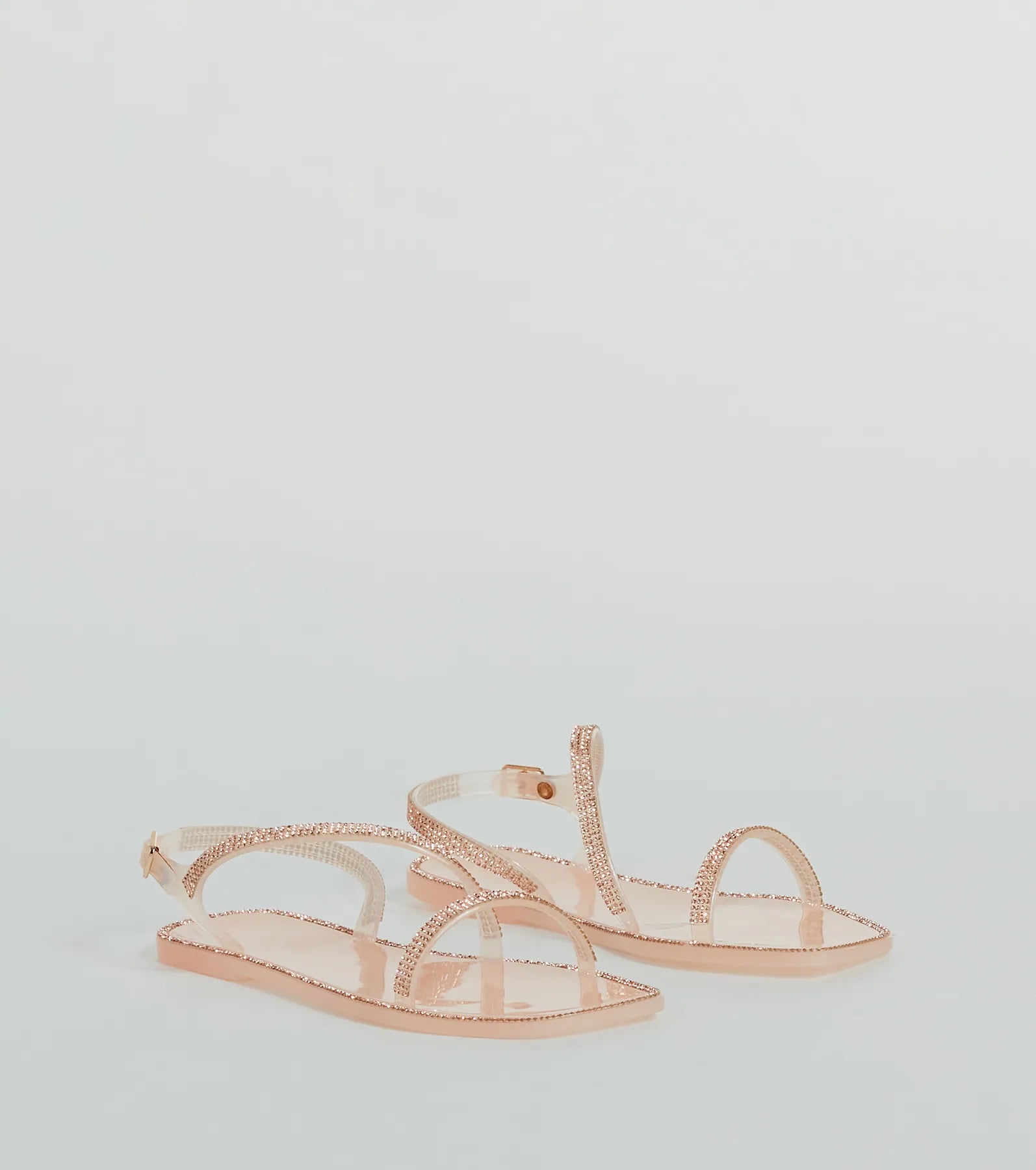 Premium Glow Rhinestone Jelly Sandals – Ultimate Summer Style