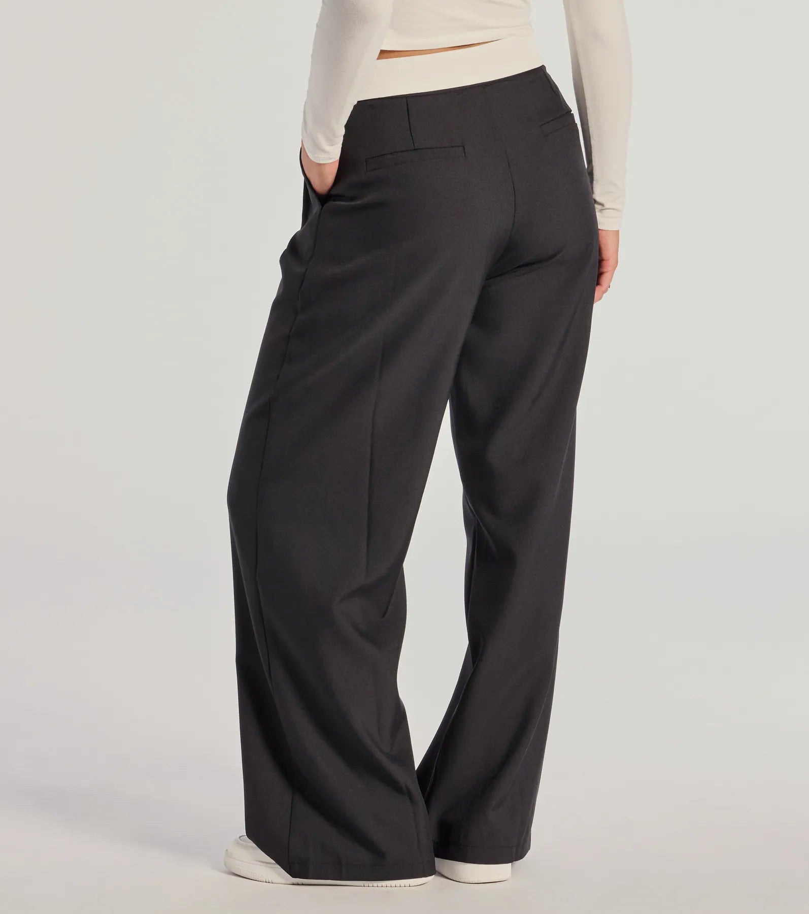 Ultimate Chic Contrast Wide-Leg Pants